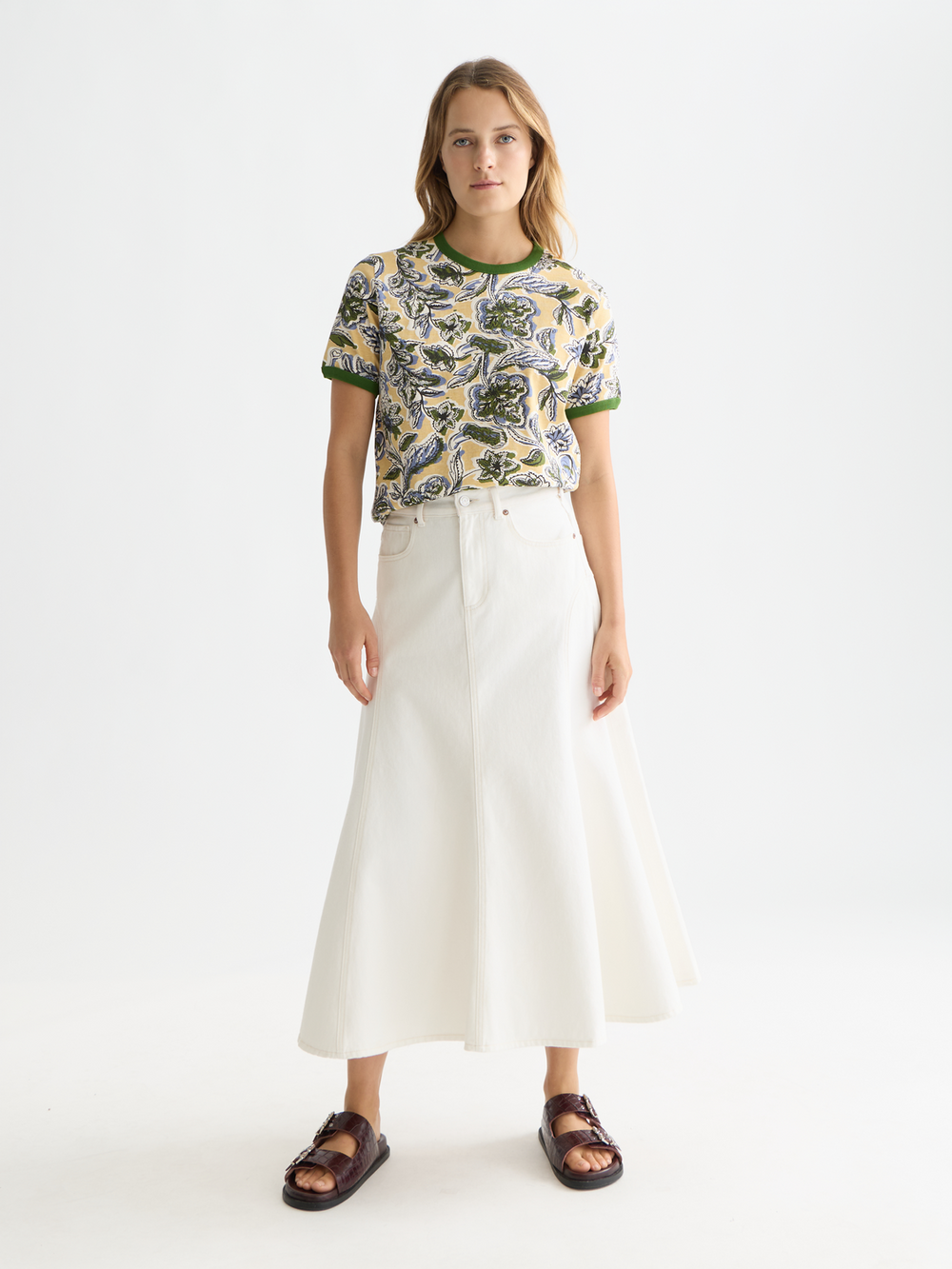 Maison Scotch - Printed Regular Fit Tee - Lucky Bandana Multi