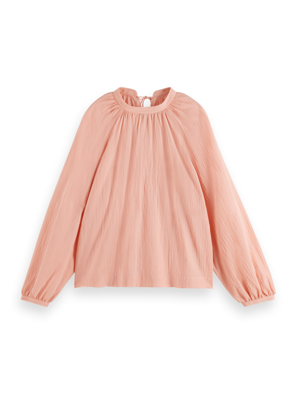 Maison Scotch - Bow Detail Top - Peach Pink