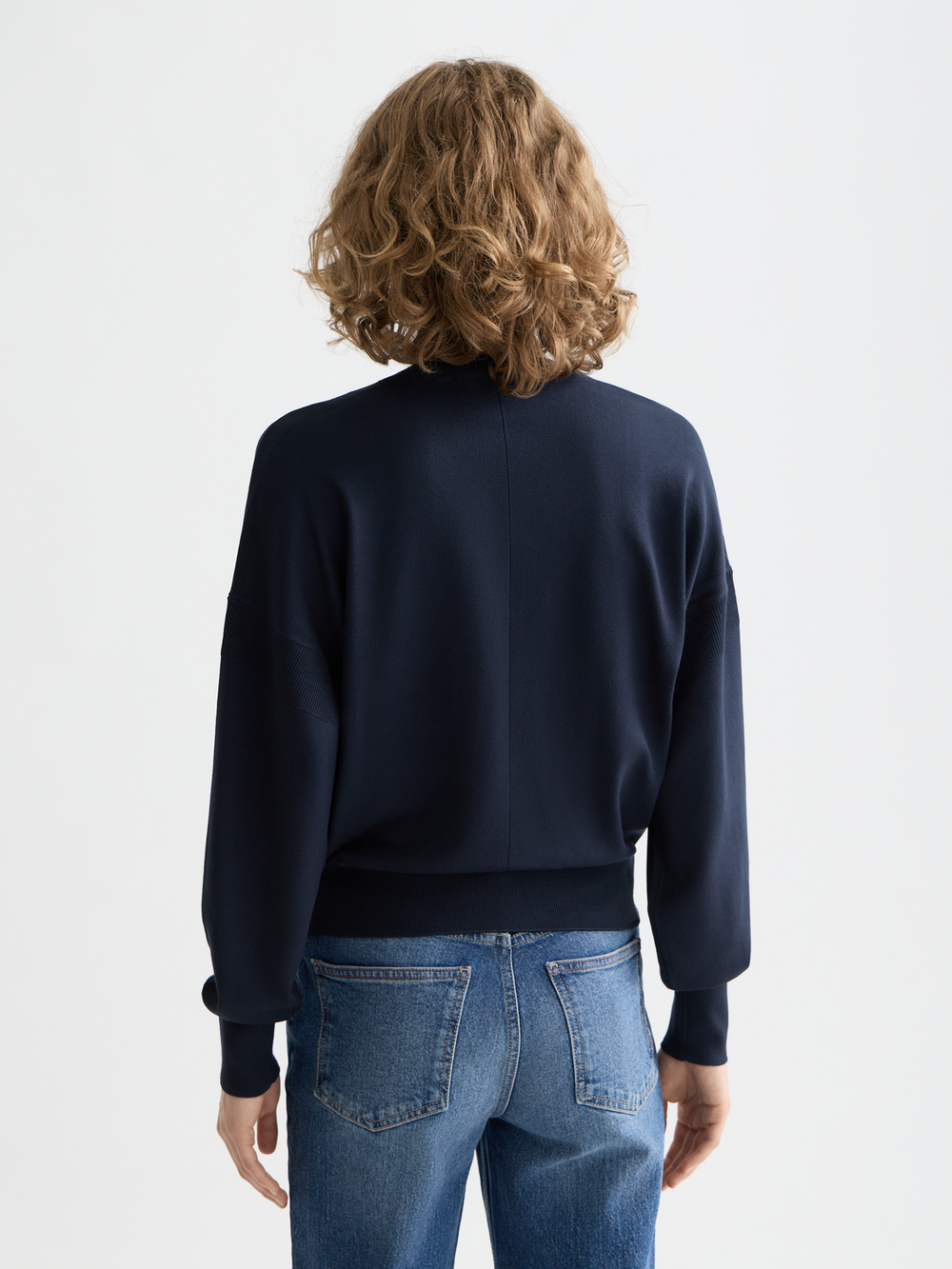 Maison Scotch - Essential V-Neck Relaxed Fit Pullover - Night