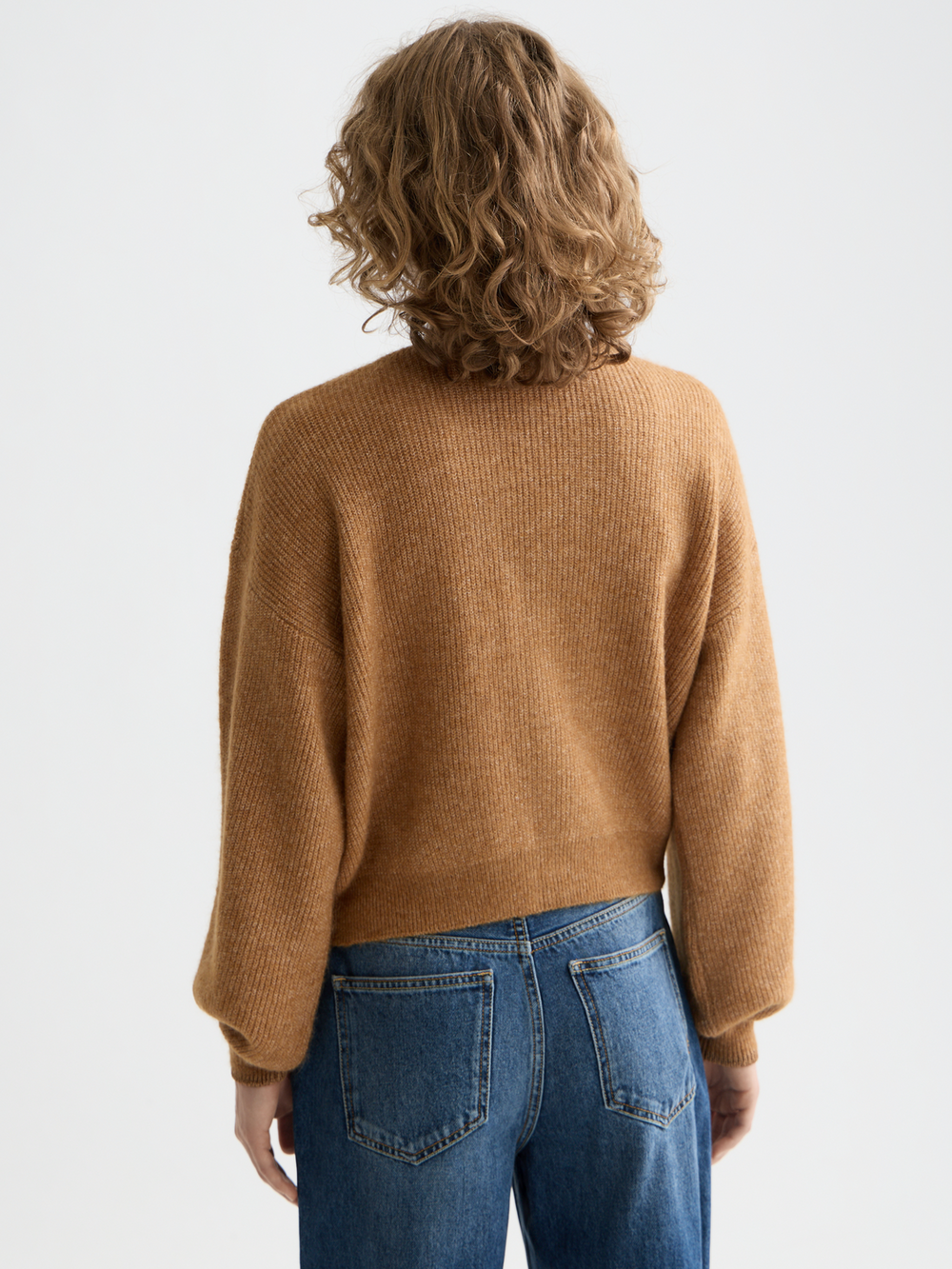 Maison Scotch - Essential Fuzzy Cardigan - Tobacco Melange