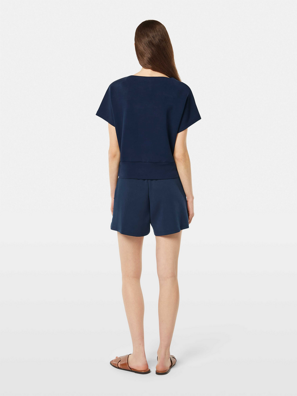 Maison Scotch - Tencel Sleeveless Sweatshirt - Midnight Blue