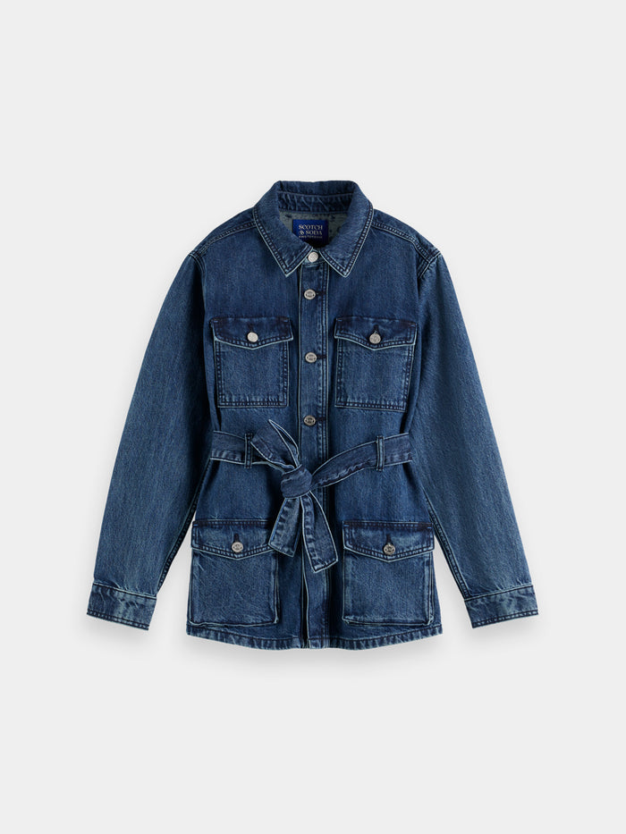 Maison Scotch - Belted Denim Jacket - Framework