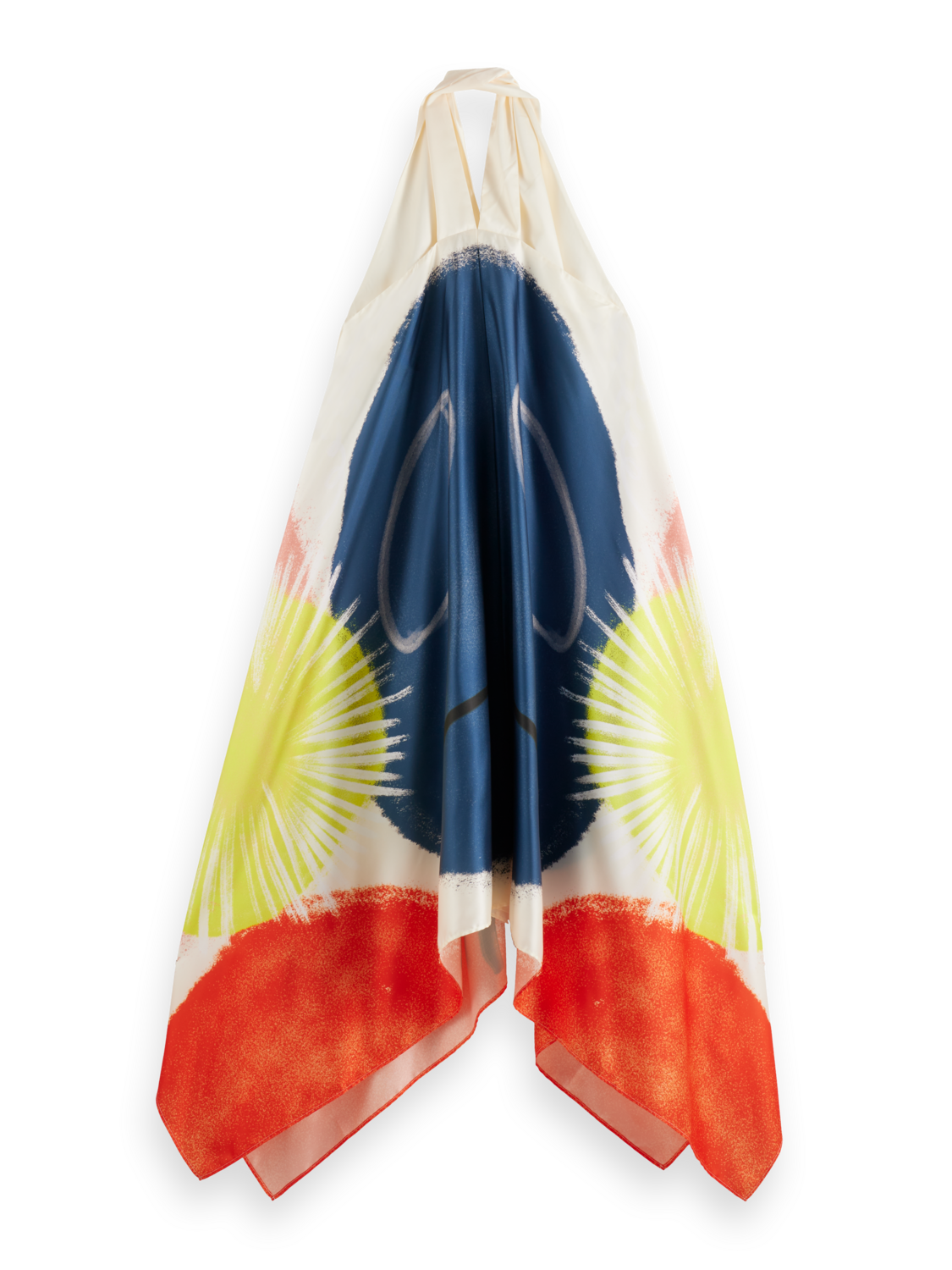 Maison Scotch - Foulard Midi Dress - Abstract Sun
