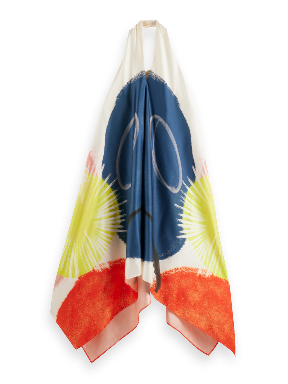Maison Scotch - Foulard Midi Dress - Abstract Sun