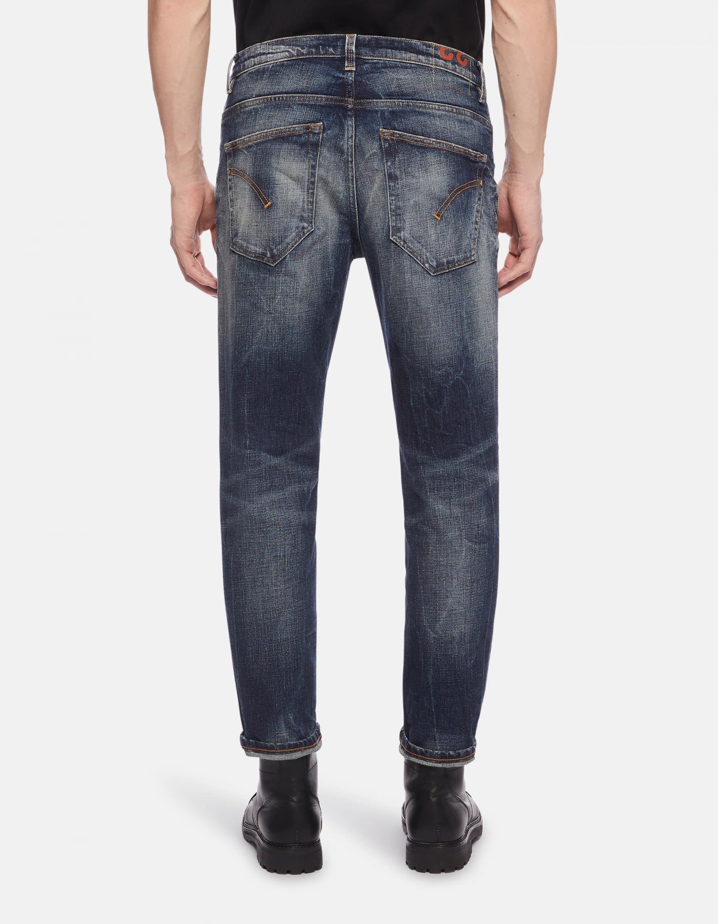 Dondup - Brighton Carrot Fit Stretch Denim Jean - Blue