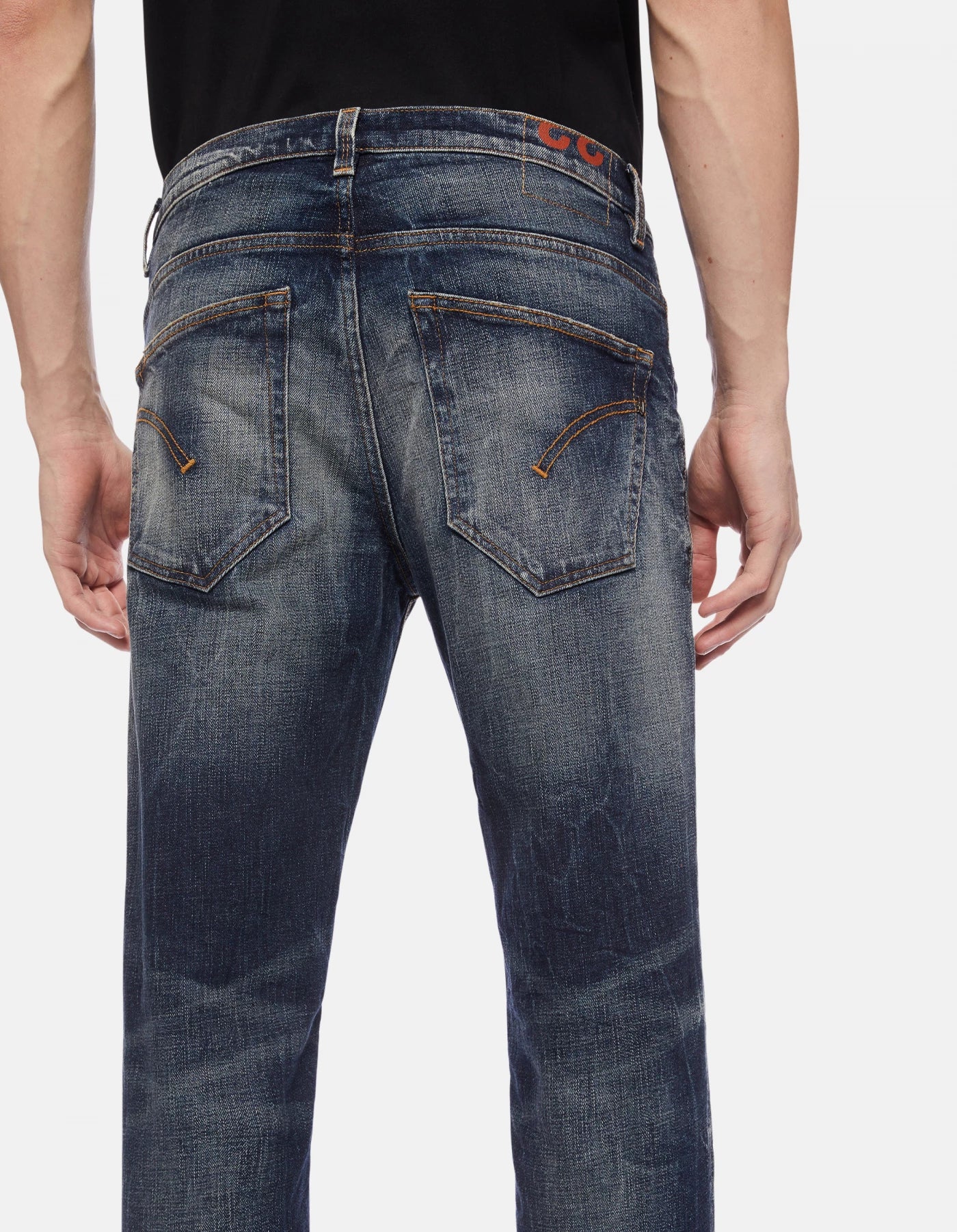 Dondup - Brighton Carrot Fit Stretch Denim Jean - Blue
