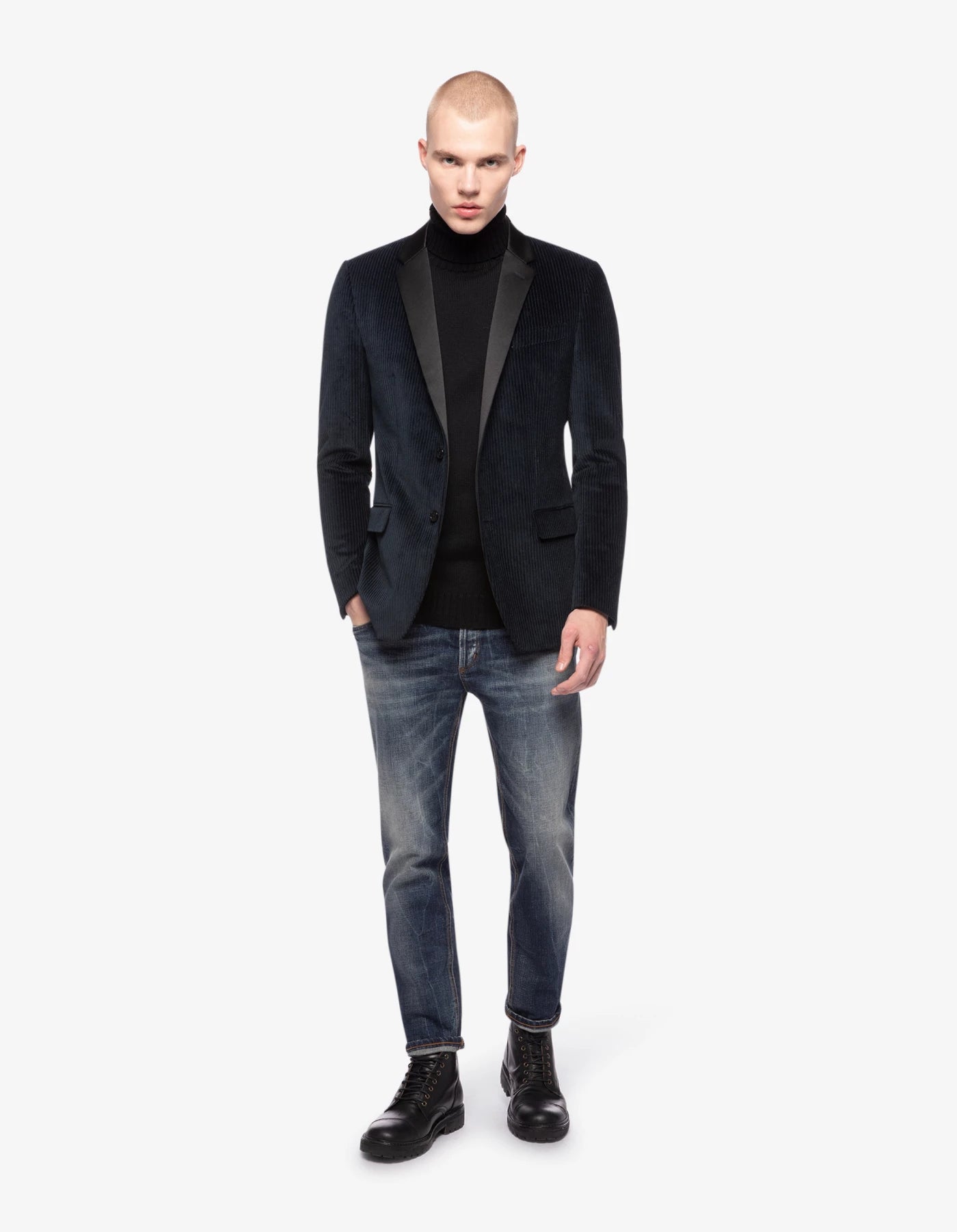 Dondup - Brighton Carrot Fit Stretch Denim Jean - Blue
