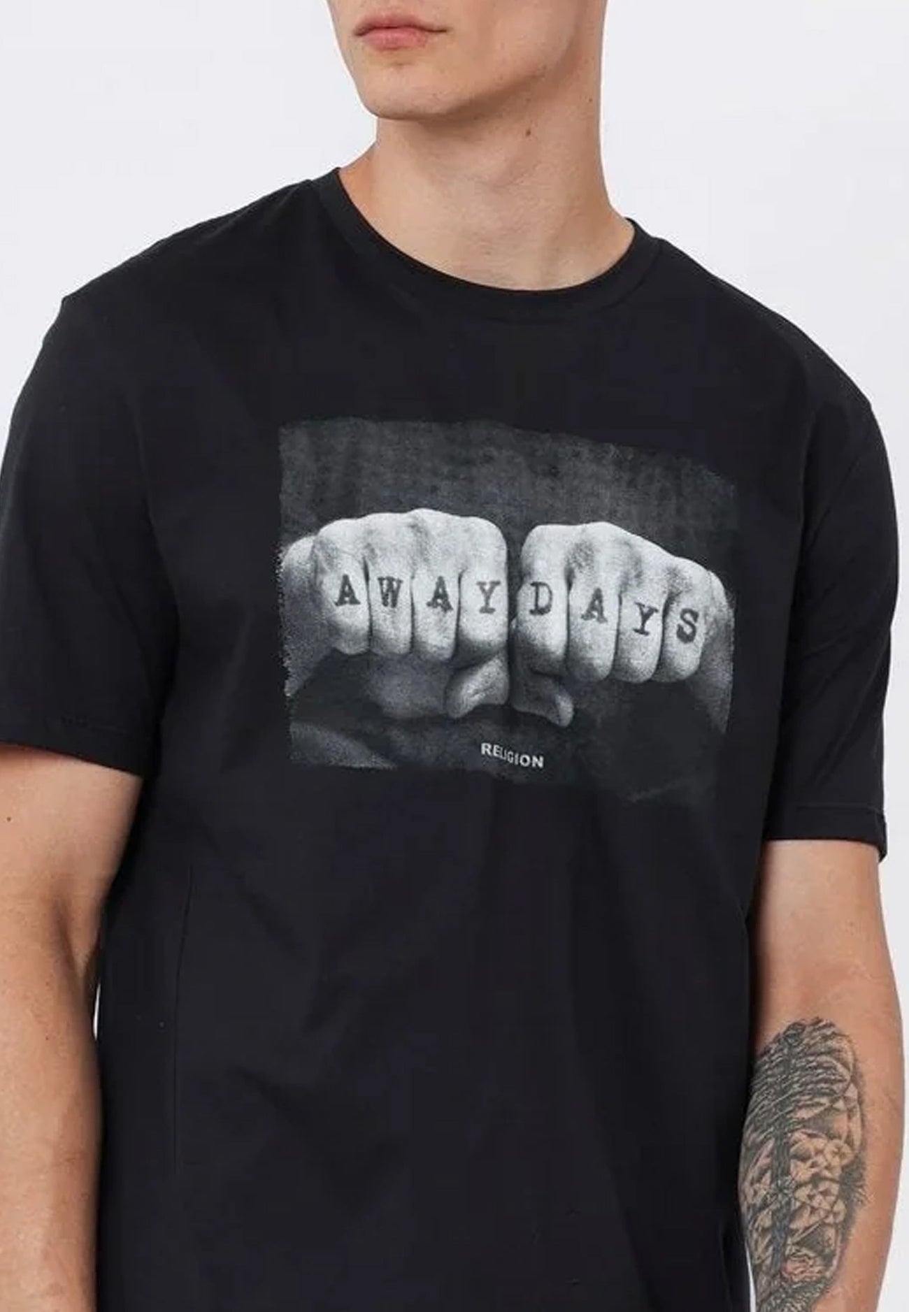 Religion - Away Days Tee - Black
