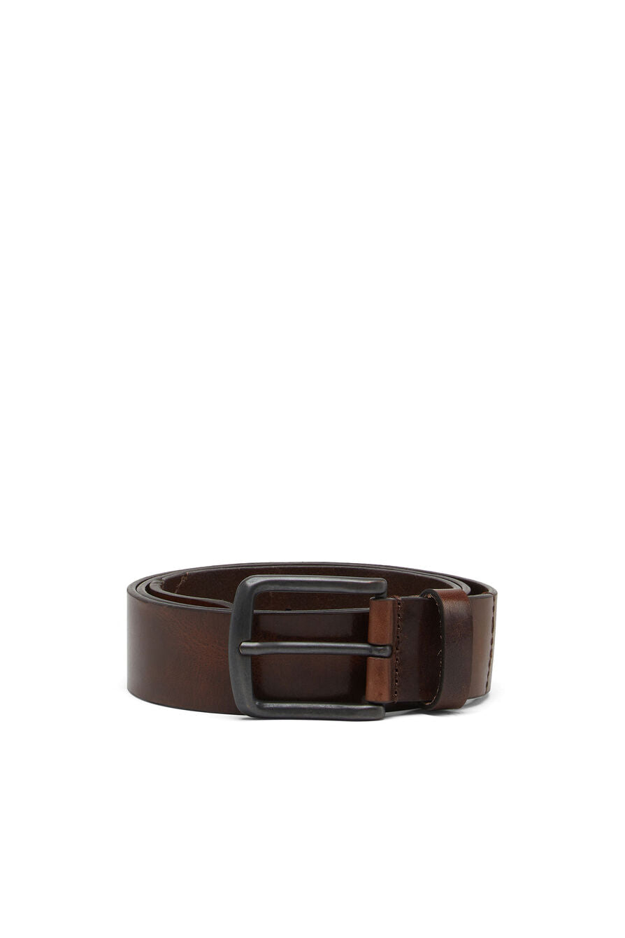 Diesel - B-Line Leather Belt - Brown