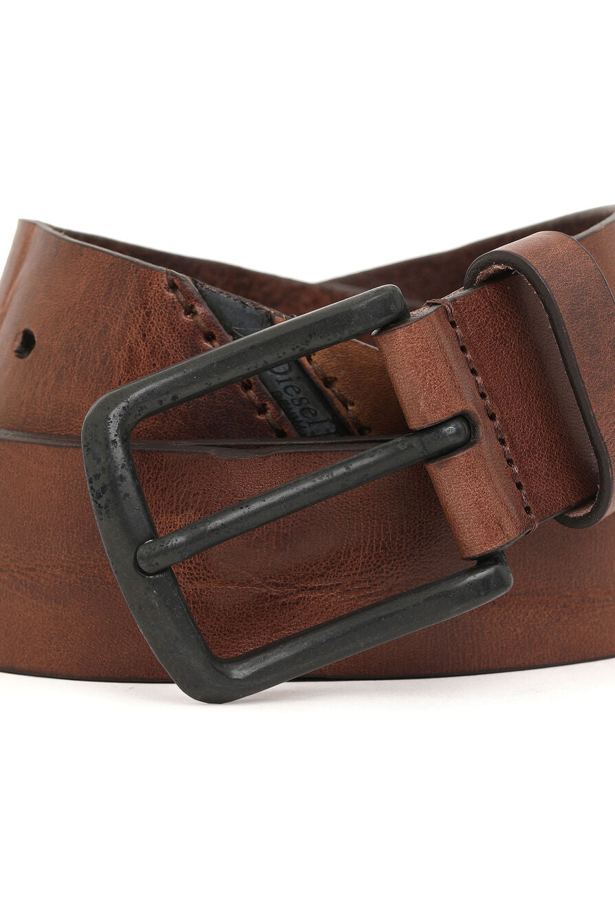 Diesel - B-Line Leather Belt - Brown