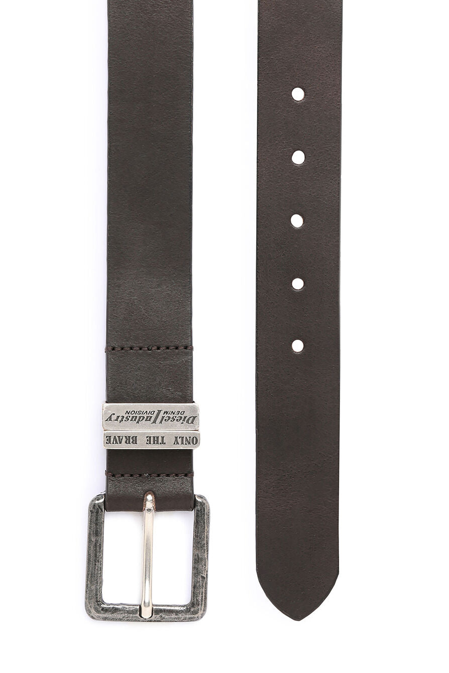 Diesel - B-Guarantee-A Leather Belt - Brown