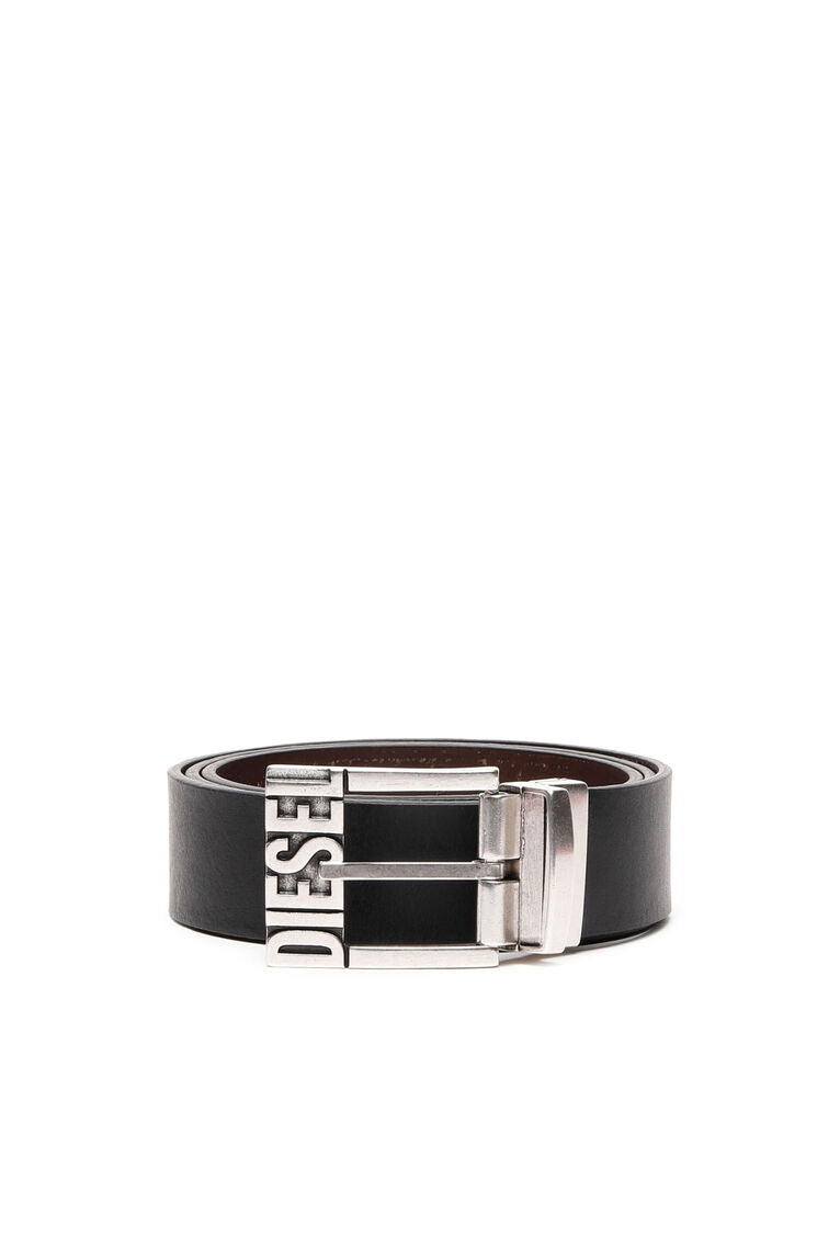 Diesel - B-Shift II Leather Belt - Black/Brown
