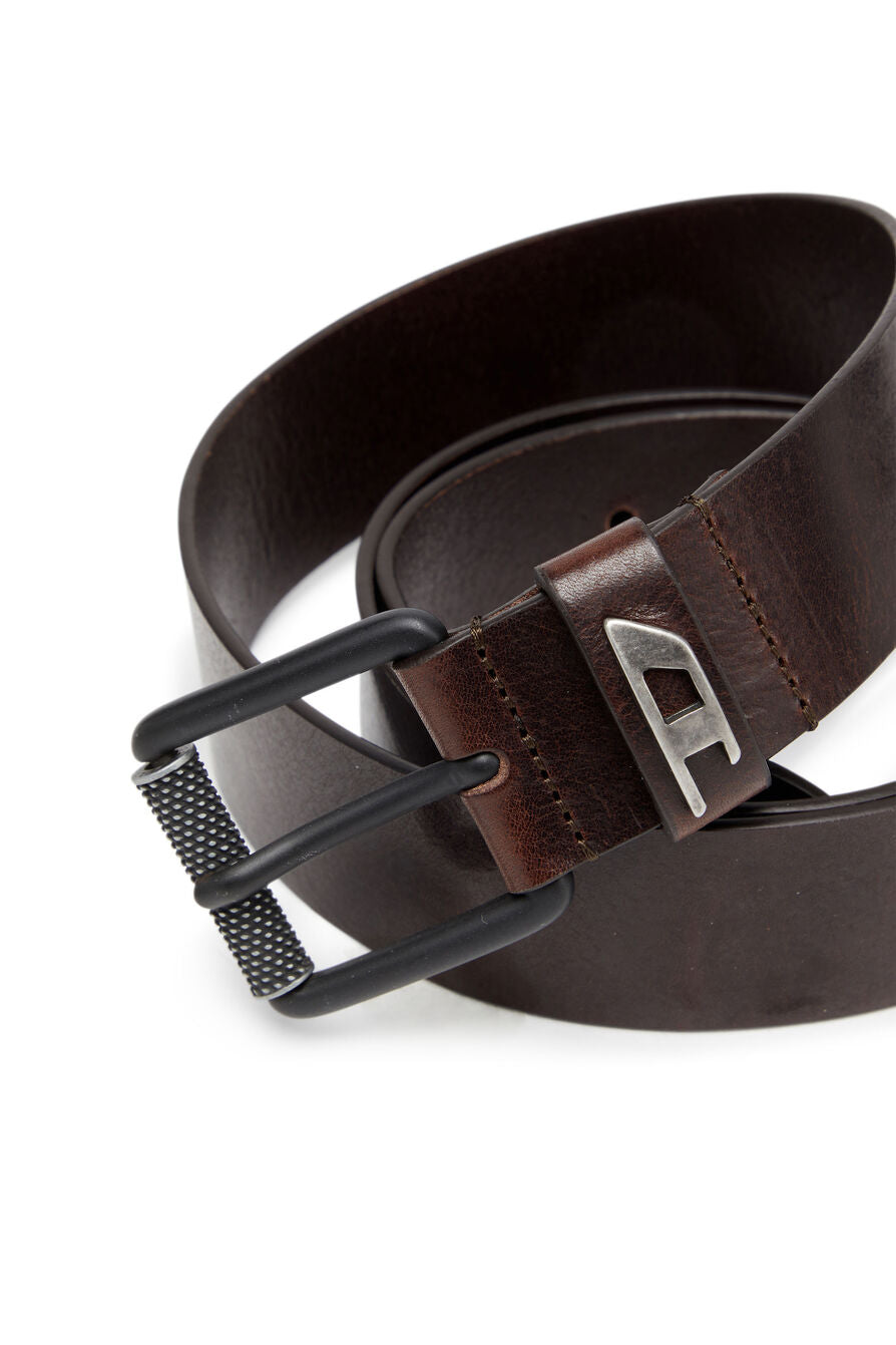 Diesel - B-Dave II Leather Belt - Brown
