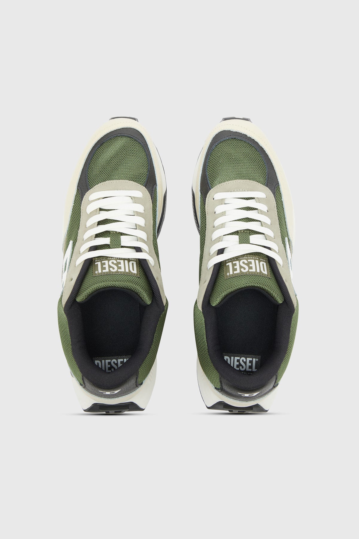 Diesel - S-Tame D-Up Sneaker - Burnt Olive/Almond Milk/Silver Sage