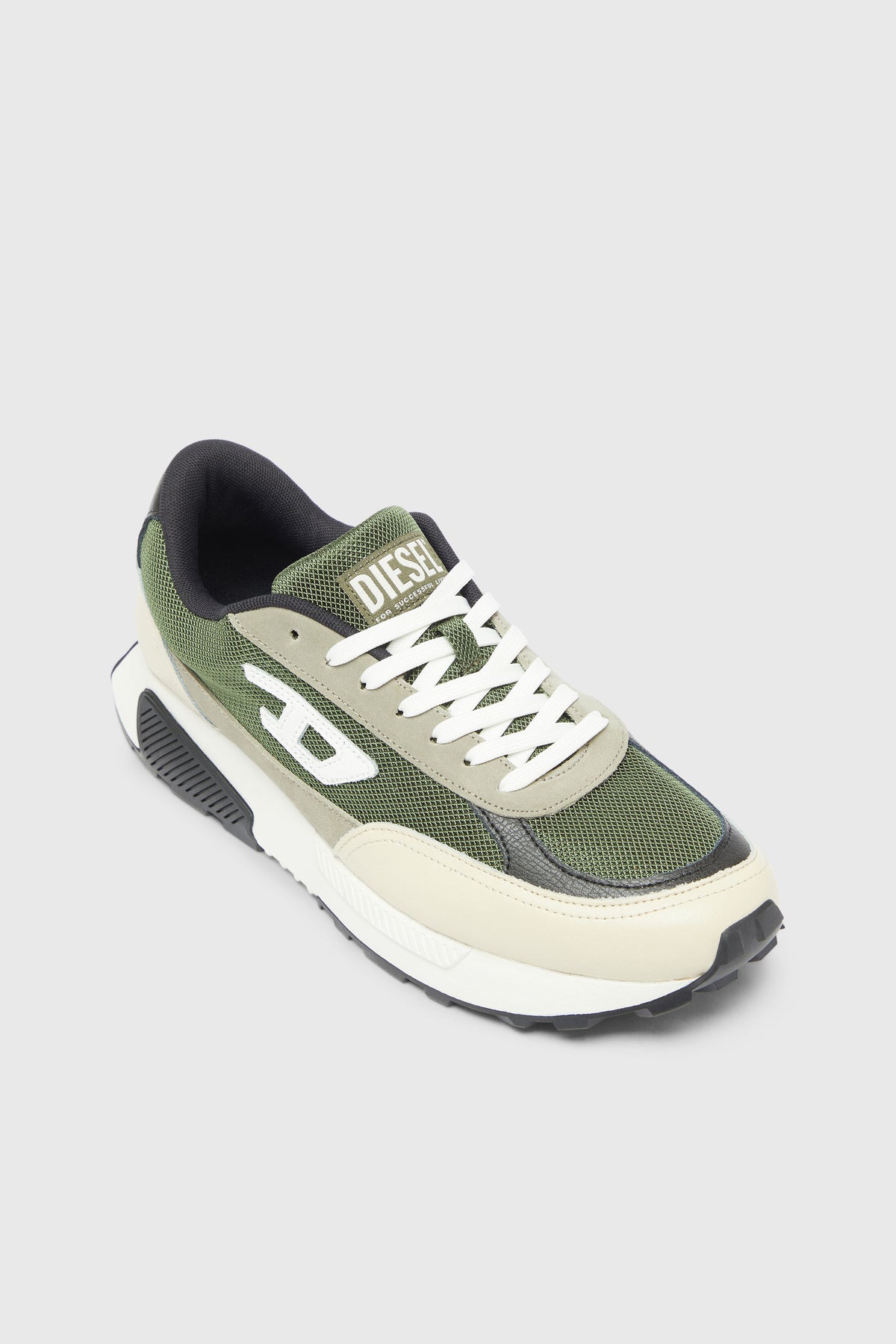 Diesel - S-Tame D-Up Sneaker - Burnt Olive/Almond Milk/Silver Sage