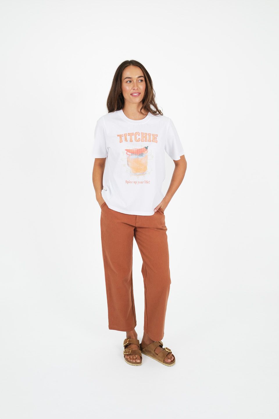 Titchie - Spice Up Your Life Tee - White