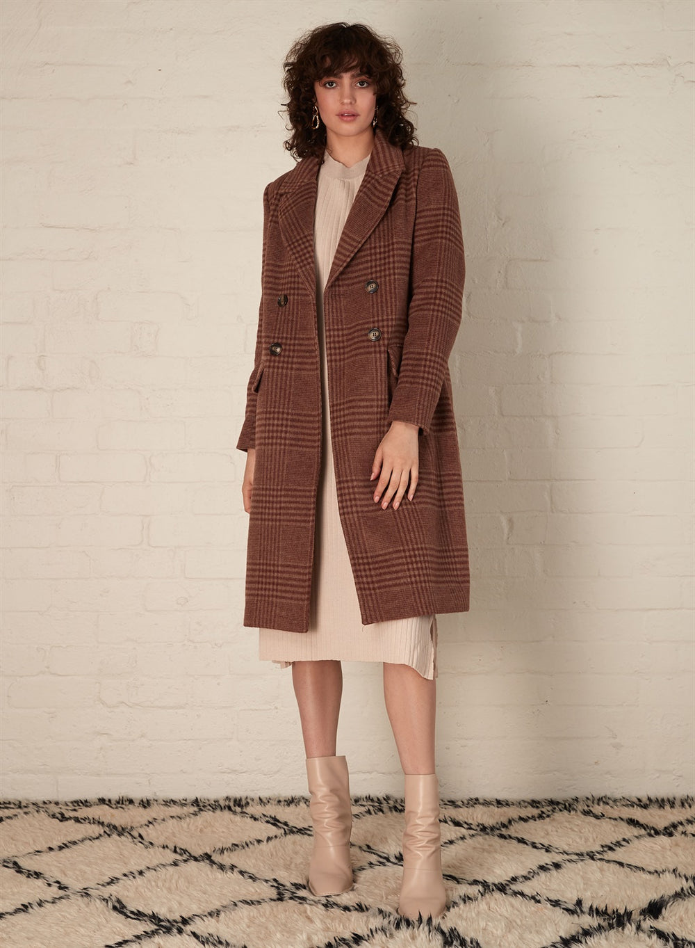 Esmaee - Ritz Coat - Rust Check