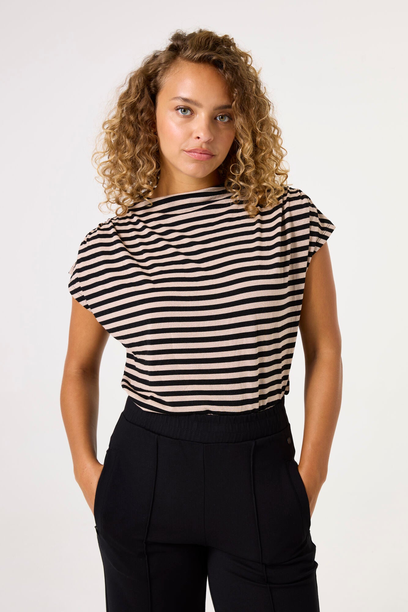 Garcia - Striped Tee - Black