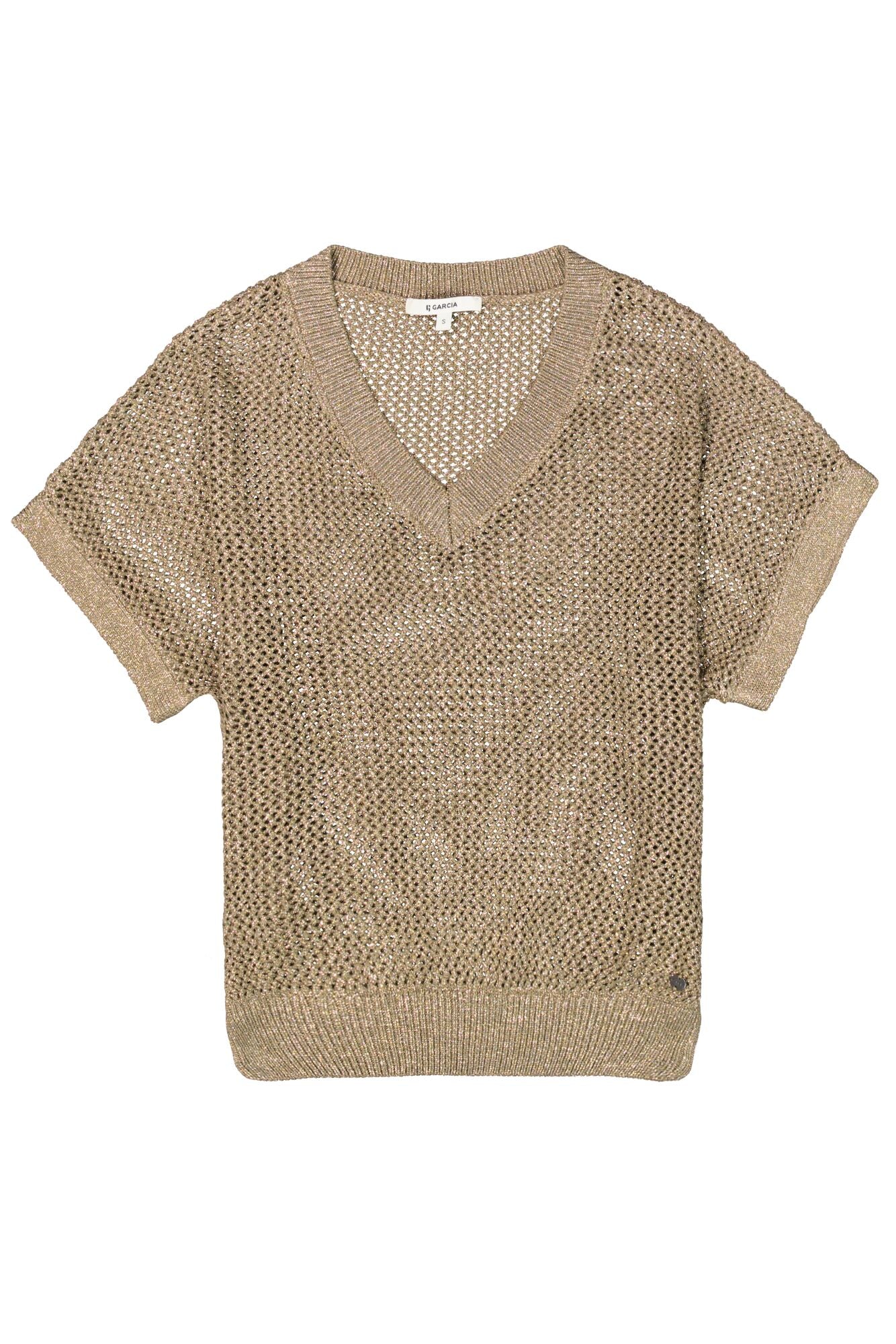 Garcia - Gold Knit SS Pullover - Summer Olive