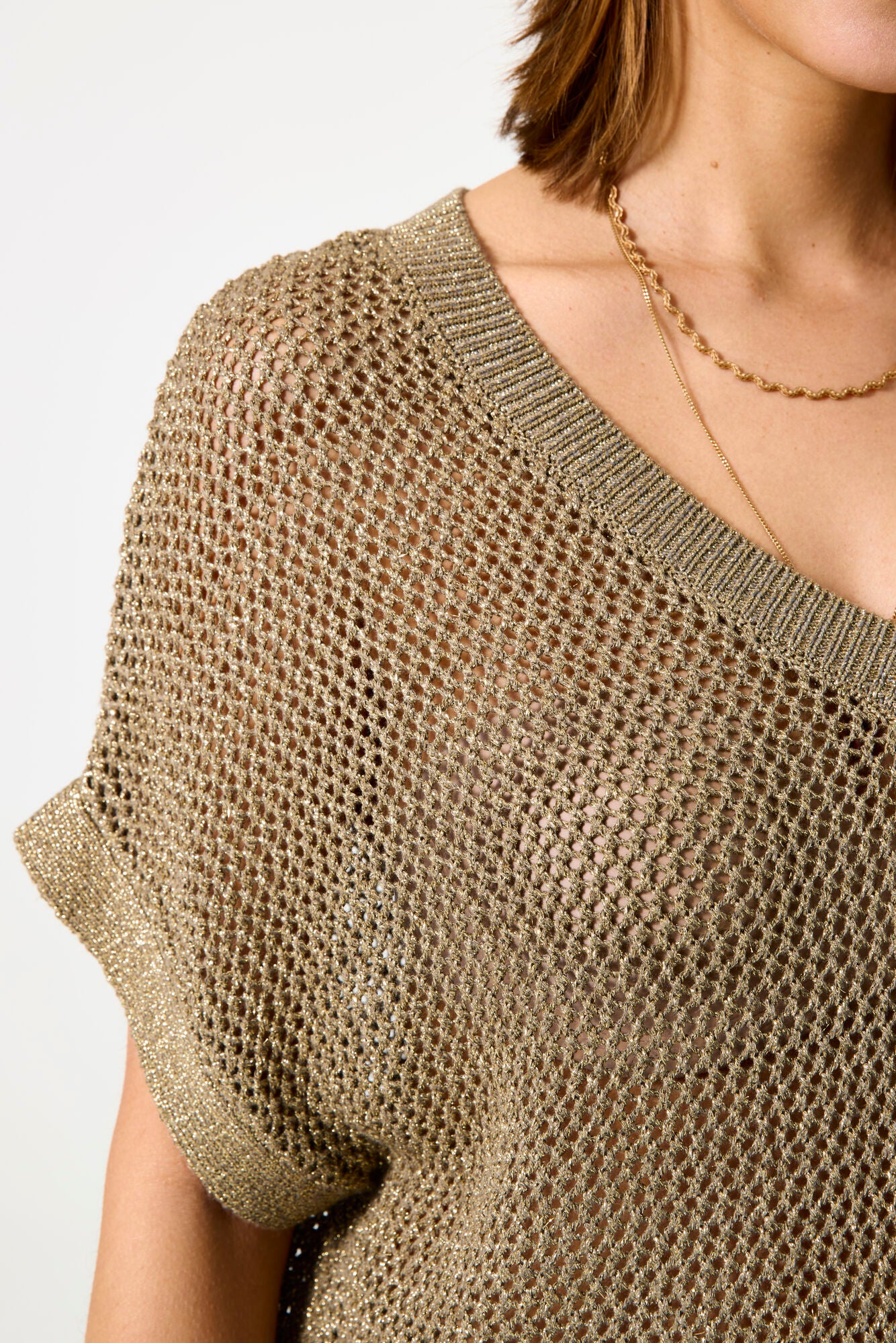Garcia - Gold Knit SS Pullover - Summer Olive