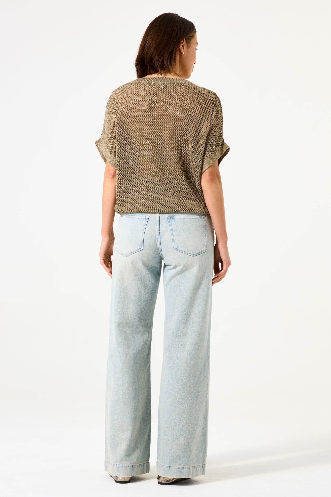 Garcia - Gold Knit SS Pullover - Summer Olive