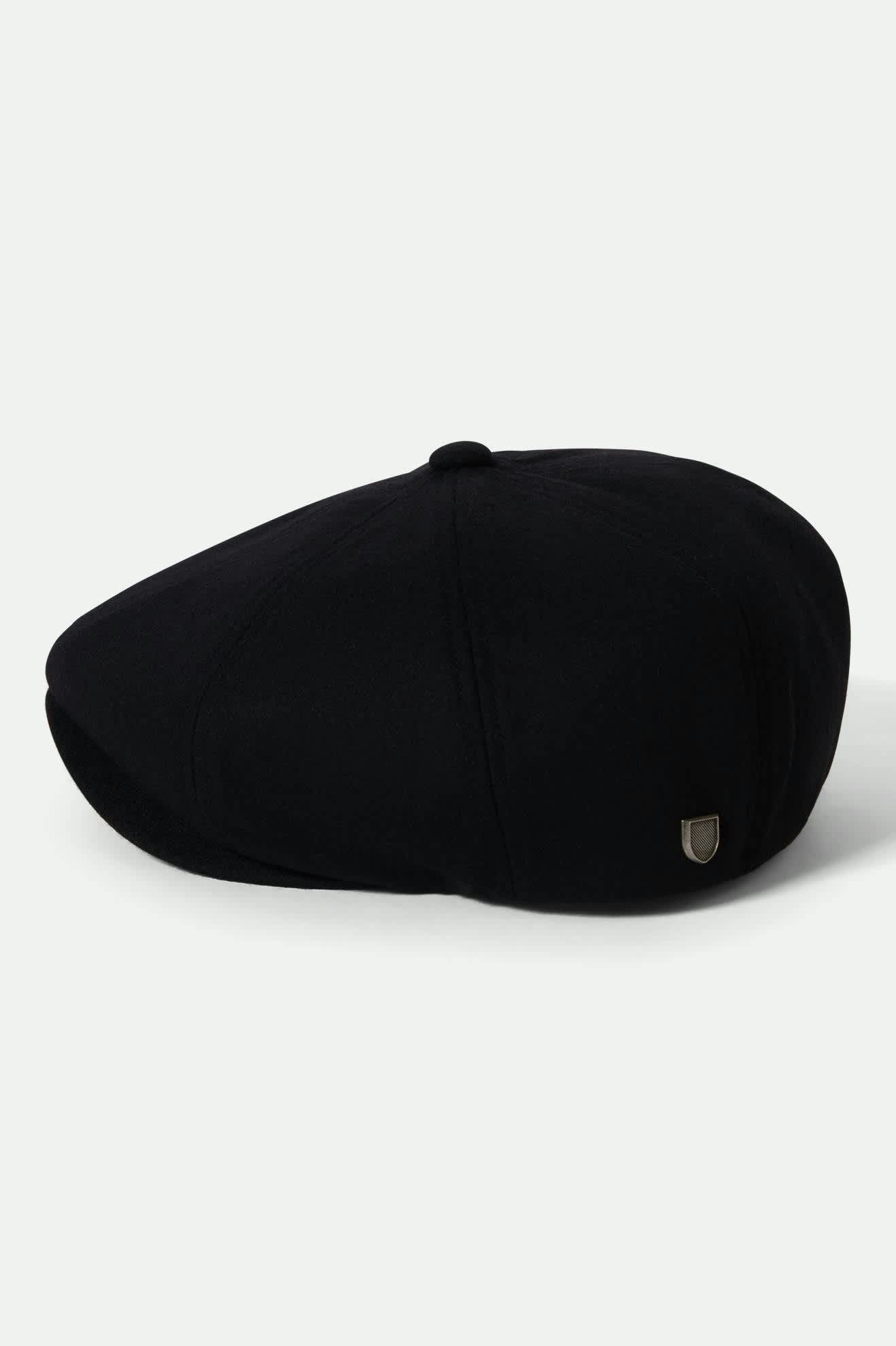 Brixton - Brood Flannel Snap Cap - Black/Moss