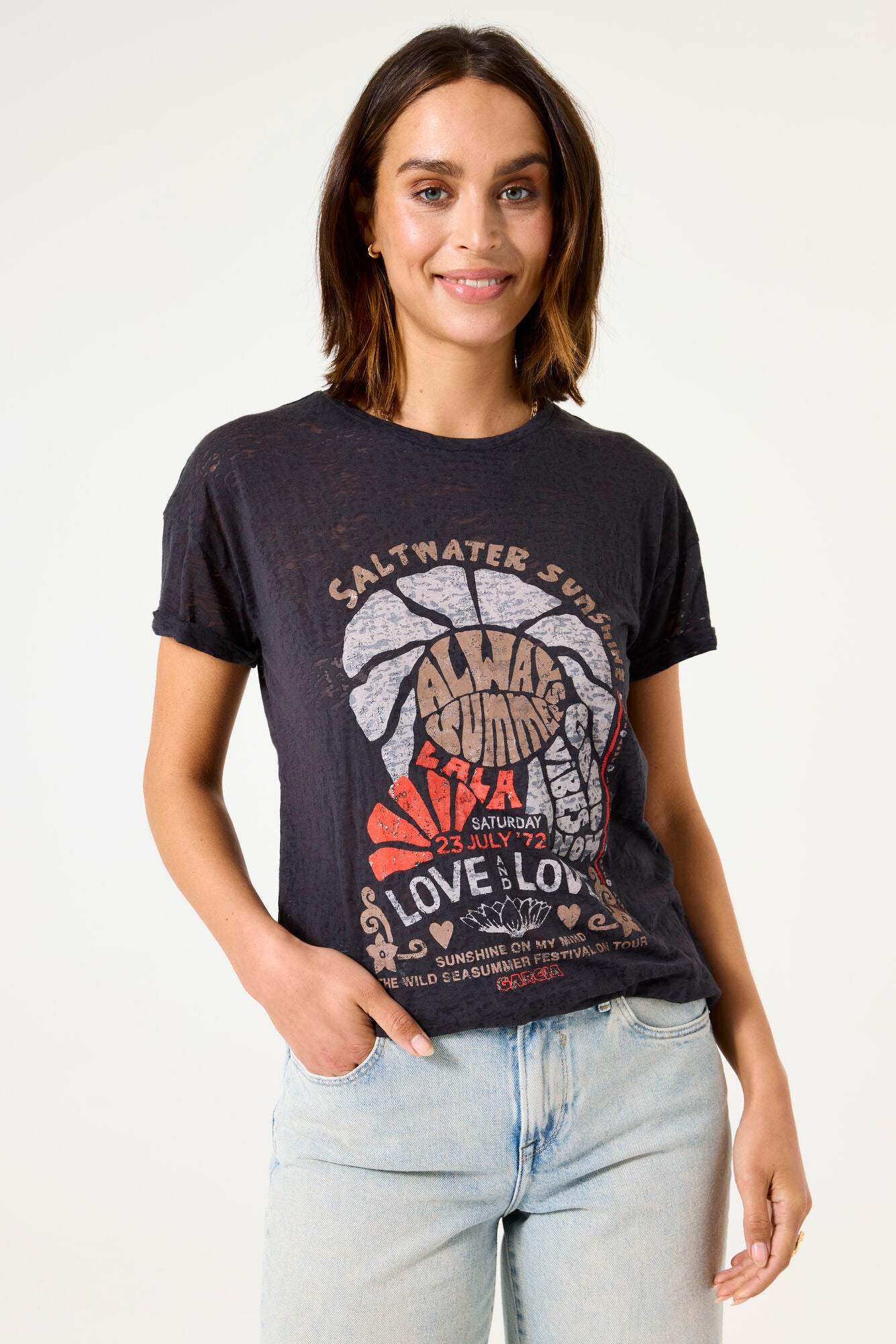 Garcia - Saltwater Sunshine Tee - Antracite