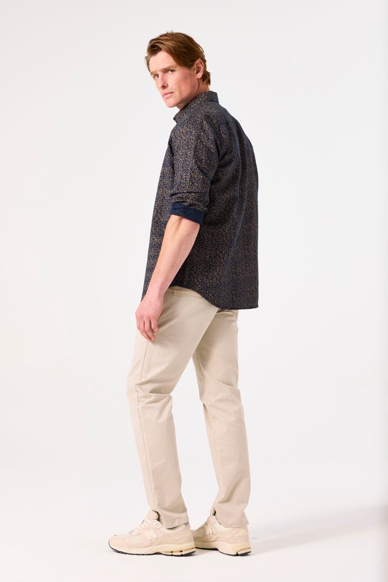 Garcia - Gold Fern LS Shirt - Deep Ink