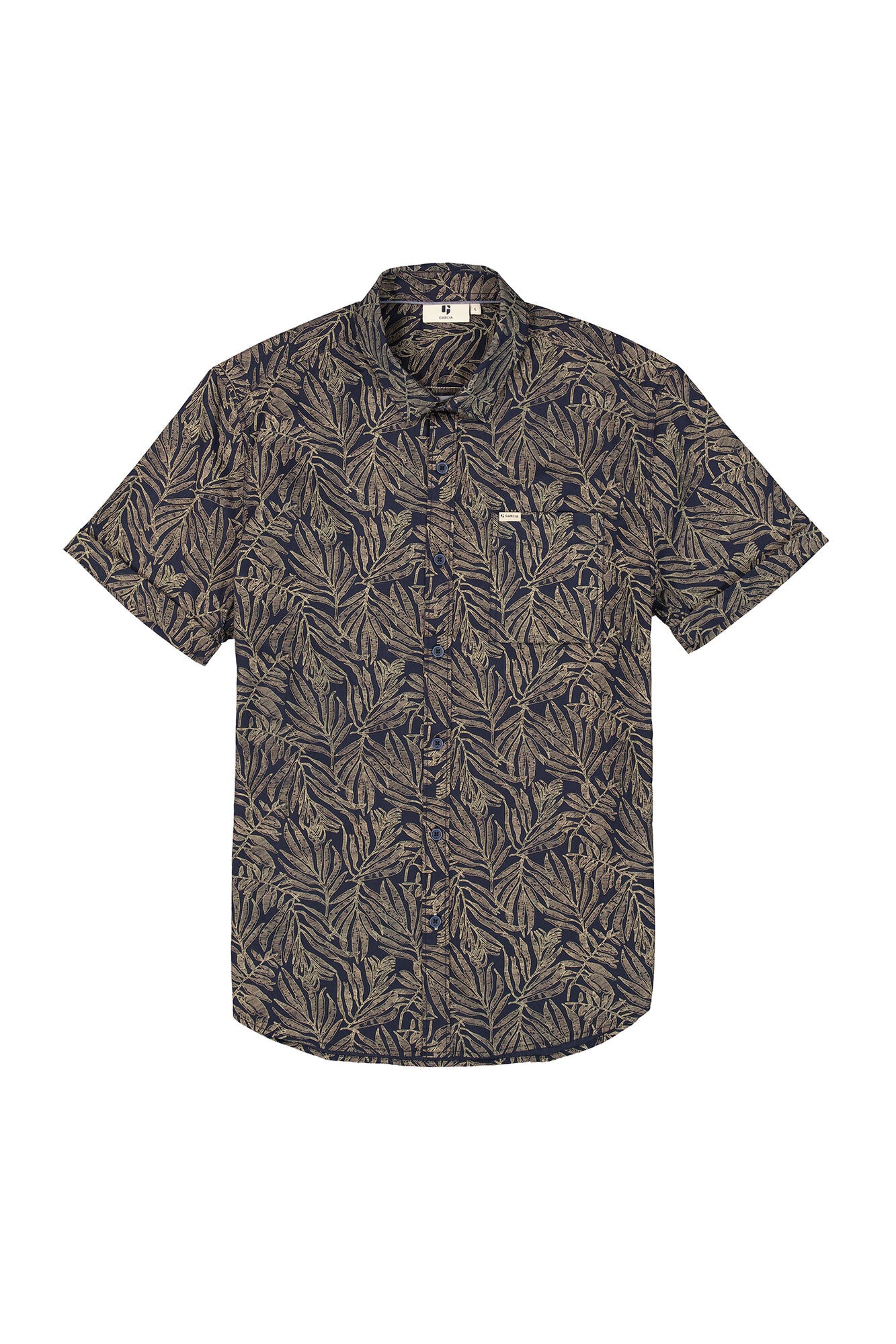 Garcia - Gold Palm SS Shirt - Deep Ink