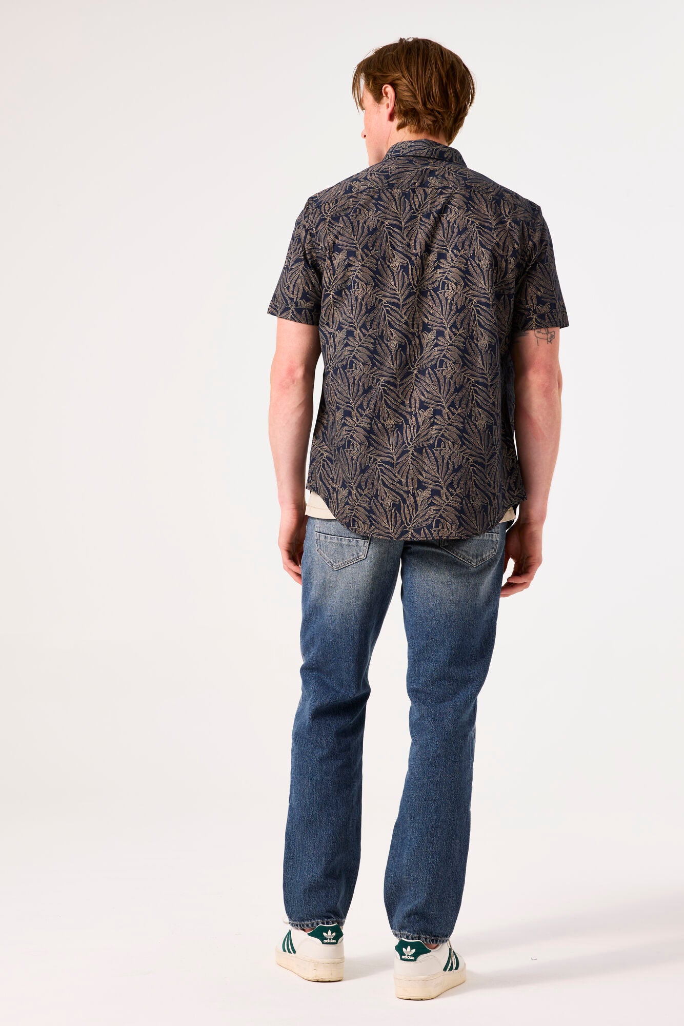 Garcia - Gold Palm SS Shirt - Deep Ink