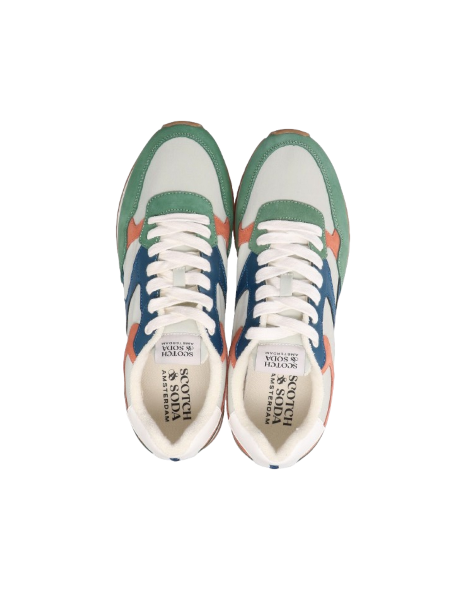 Scotch & Soda - Cleave 1A Sneaker - Green/White/Blue