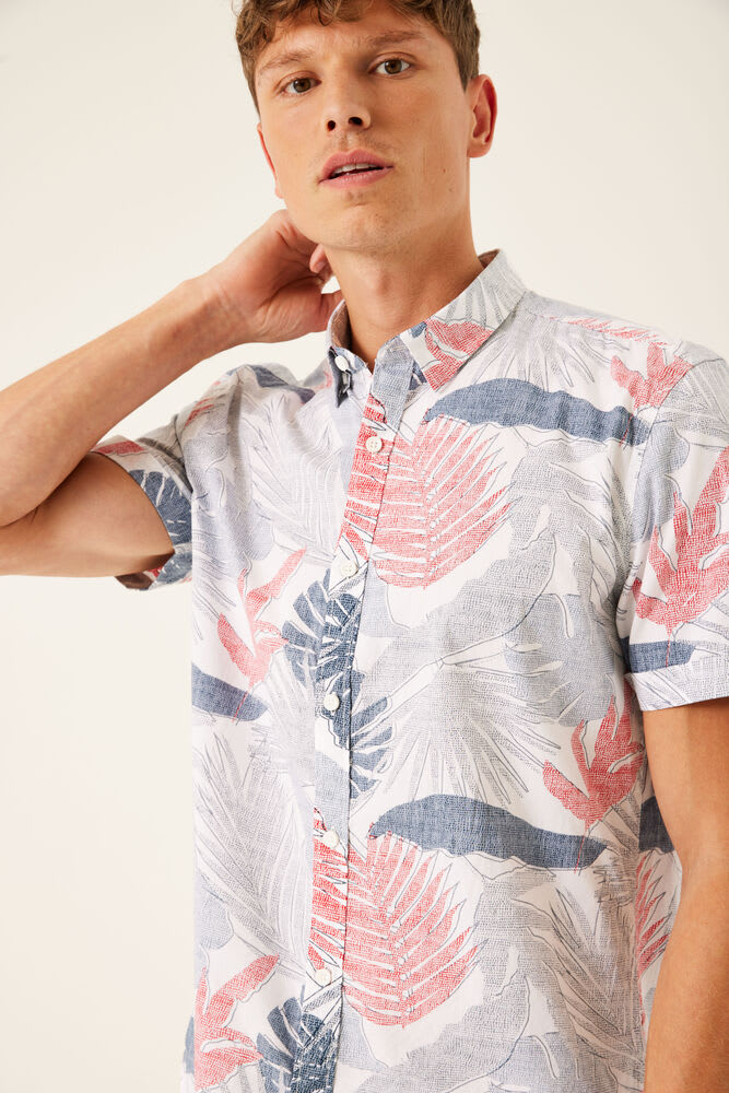 Garcia - Jungle Day SS Shirt - White