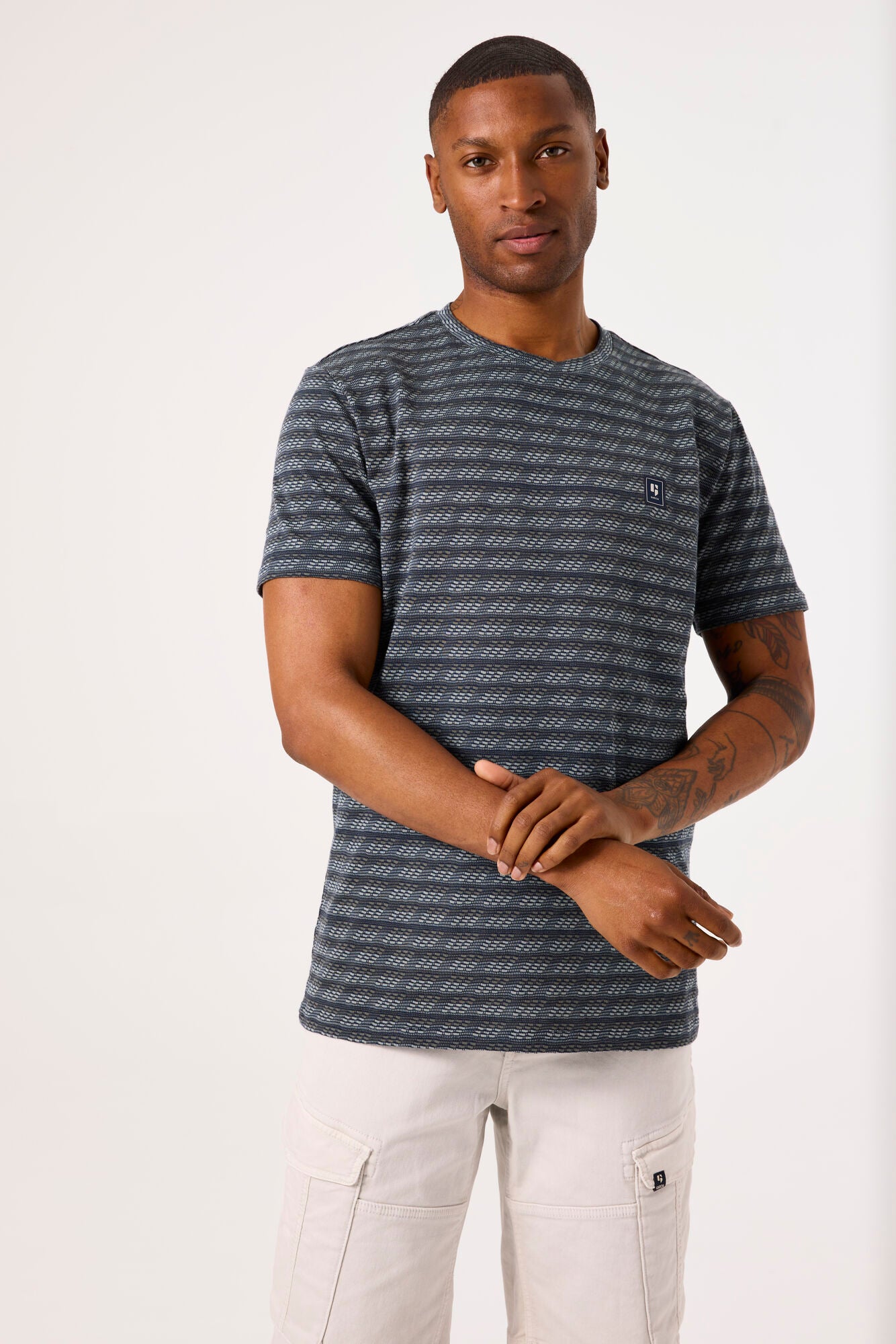 Garcia - Jaquard SS Tee - Sage Green