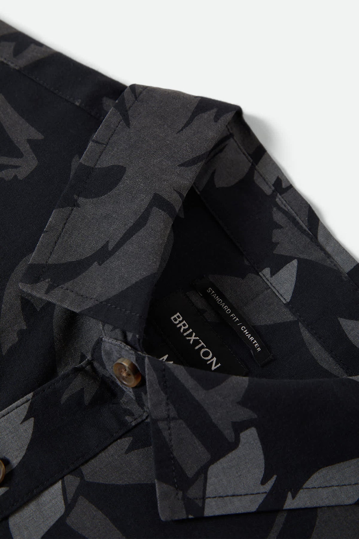Brixton - Charter Print SS Shirt - Black/Trooper/Future Grey Palm