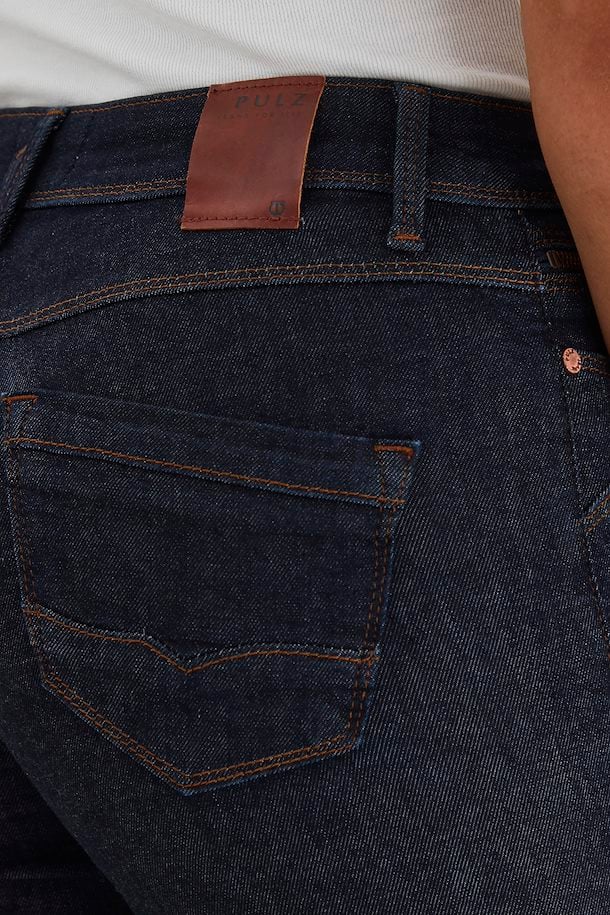 Pulz - Karolina (Emma) Straight Jean - Unwashed Denim