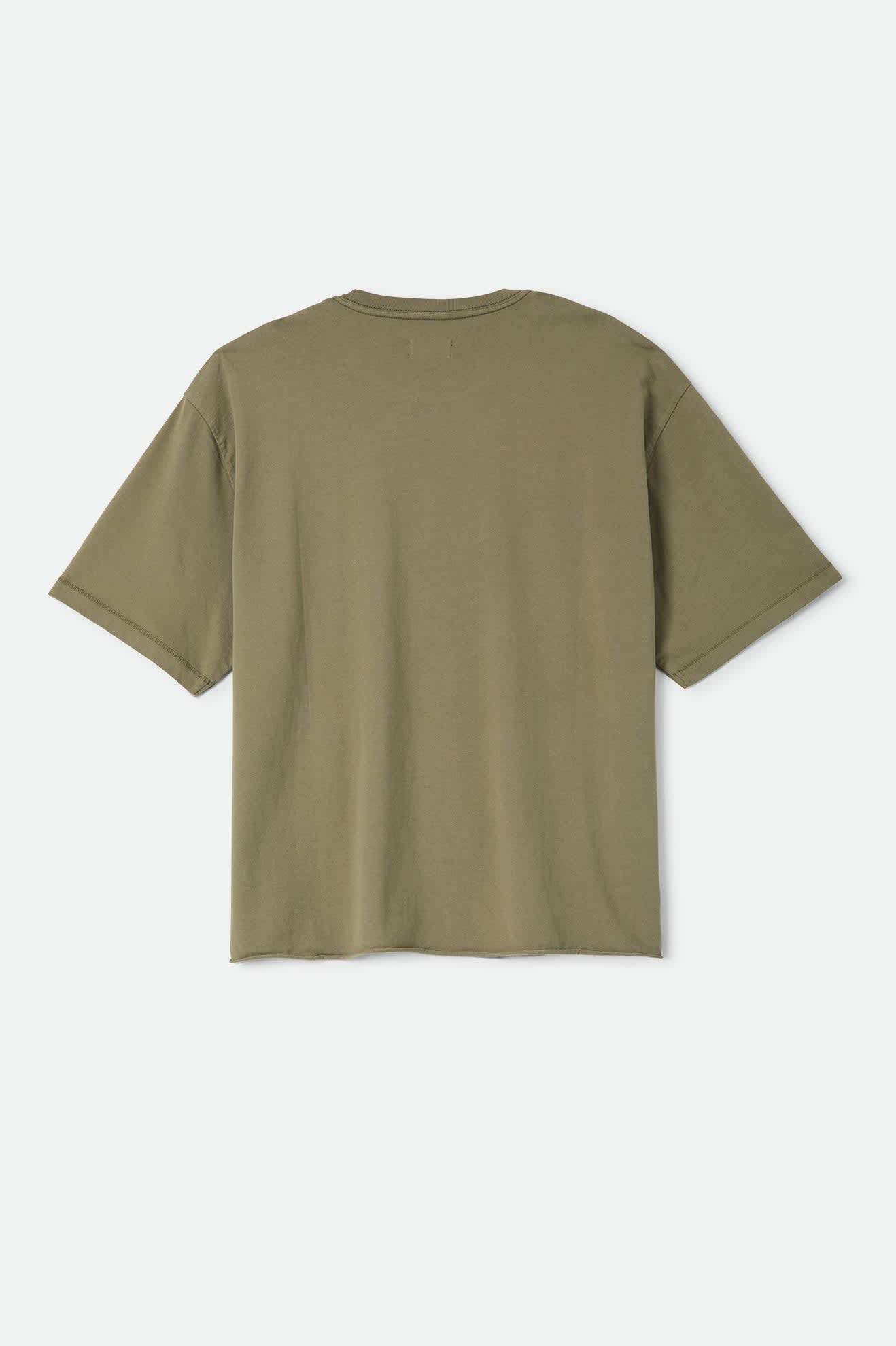 Brixton - Baseline Relaxed Tee - Olive Surplus Vintage Wash