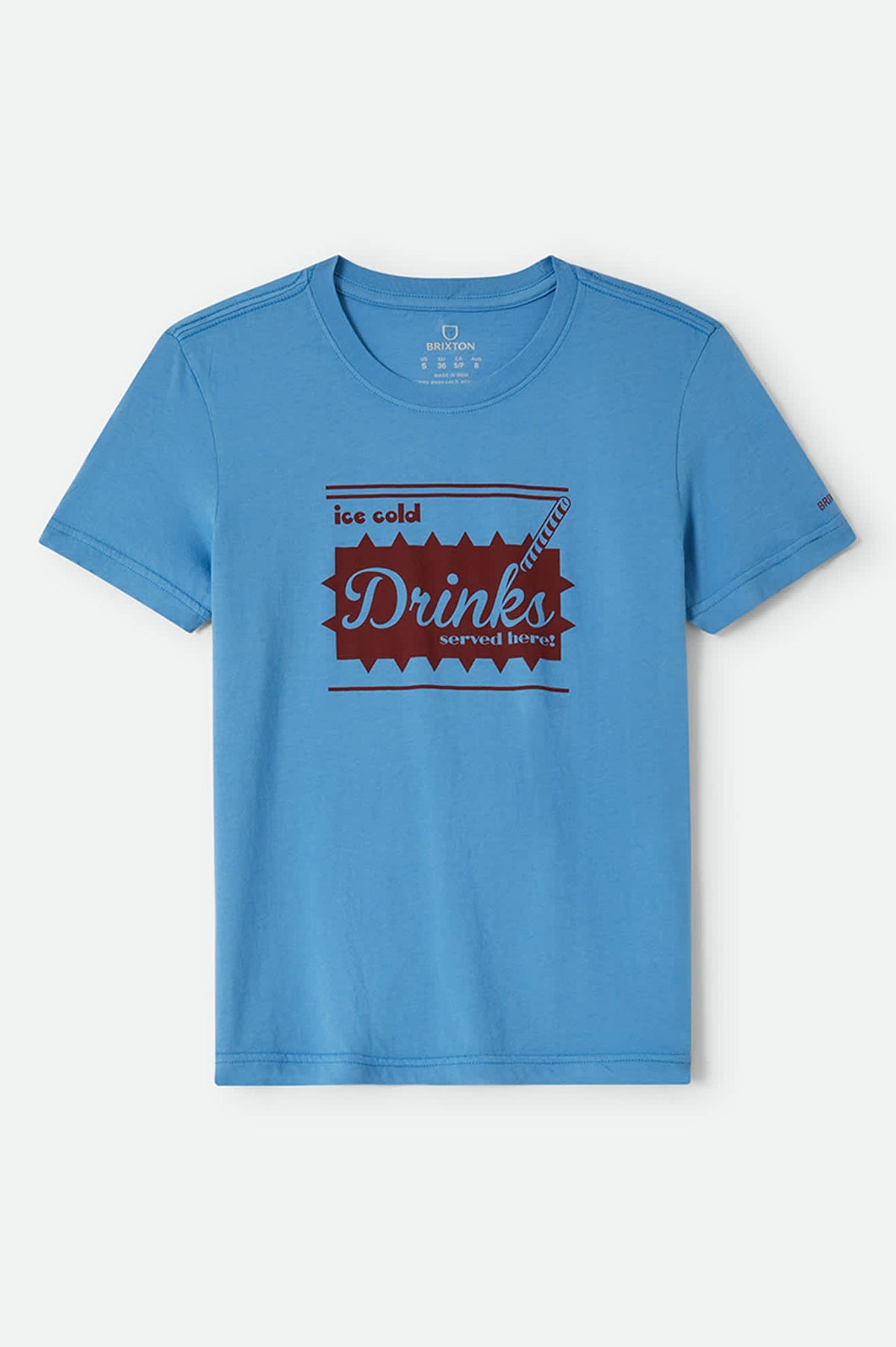Brixton - Ice Cold Slim Tee - Electric Indigo