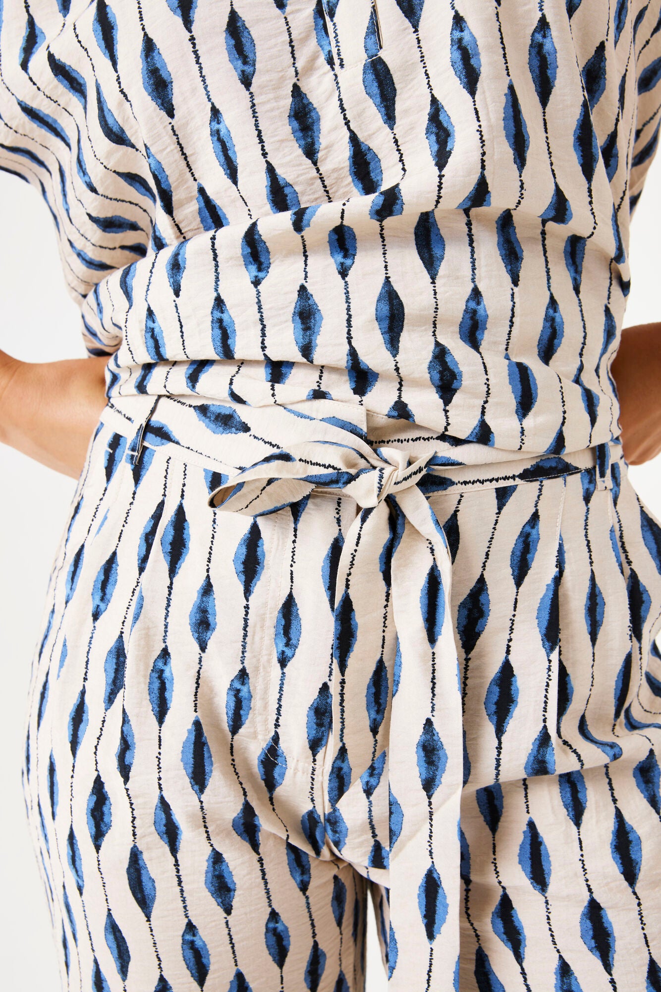 Garcia - Printed Pant - Pearl