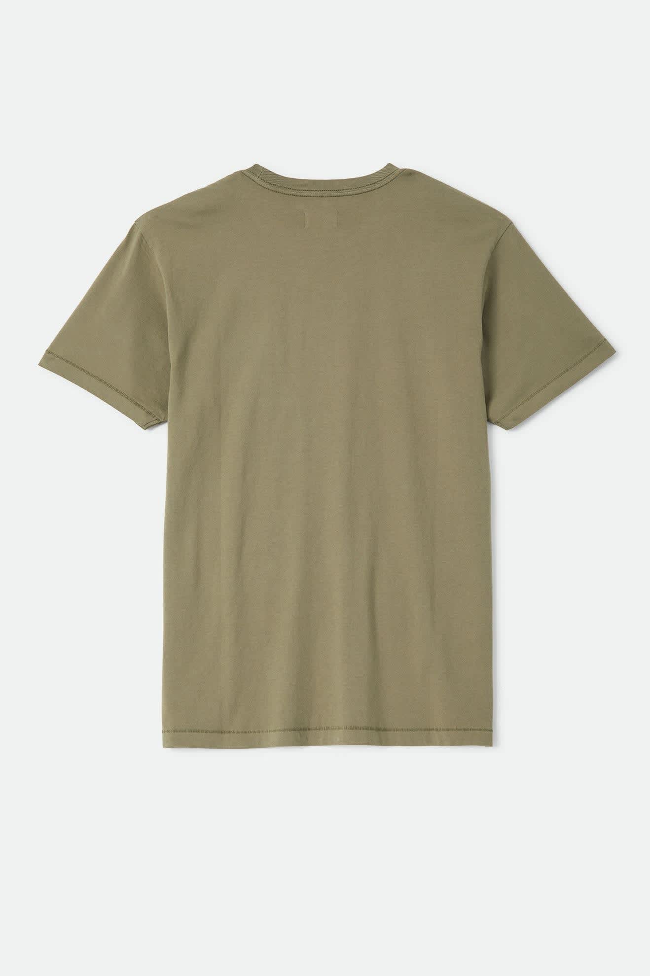 Brixton - Baseline Pocket Tee - Olive Surplus Vintage Wash
