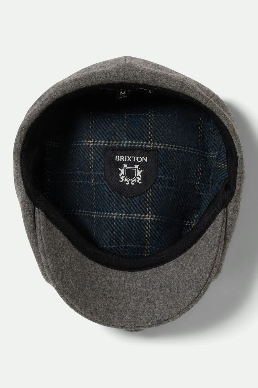 Brixton - Brood Flannel Snap Cap - Dark Heather Grey/Washed Navy