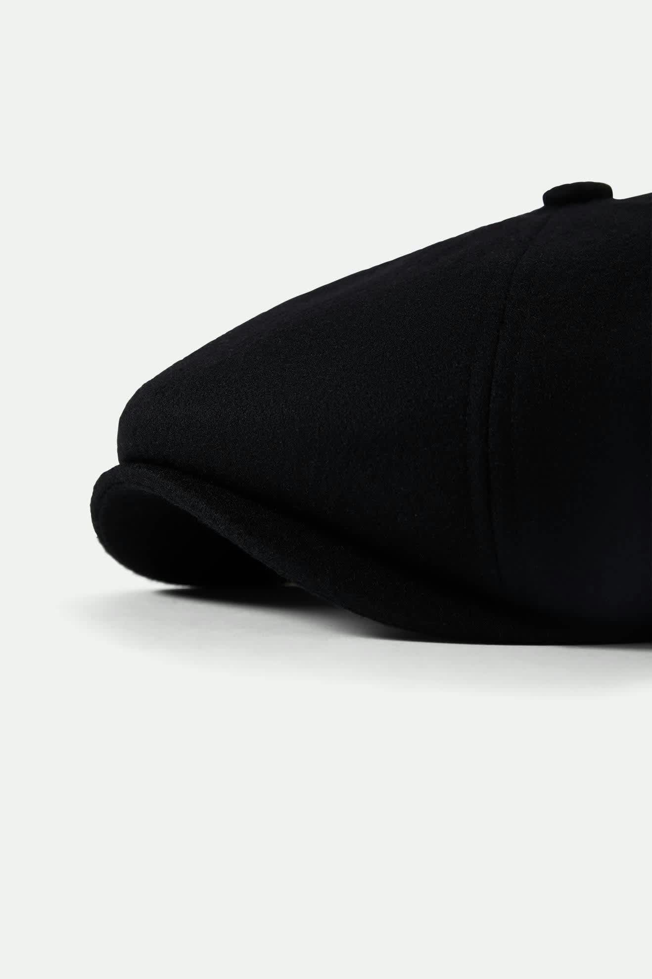Brixton - Brood Flannel Snap Cap - Black/Moss