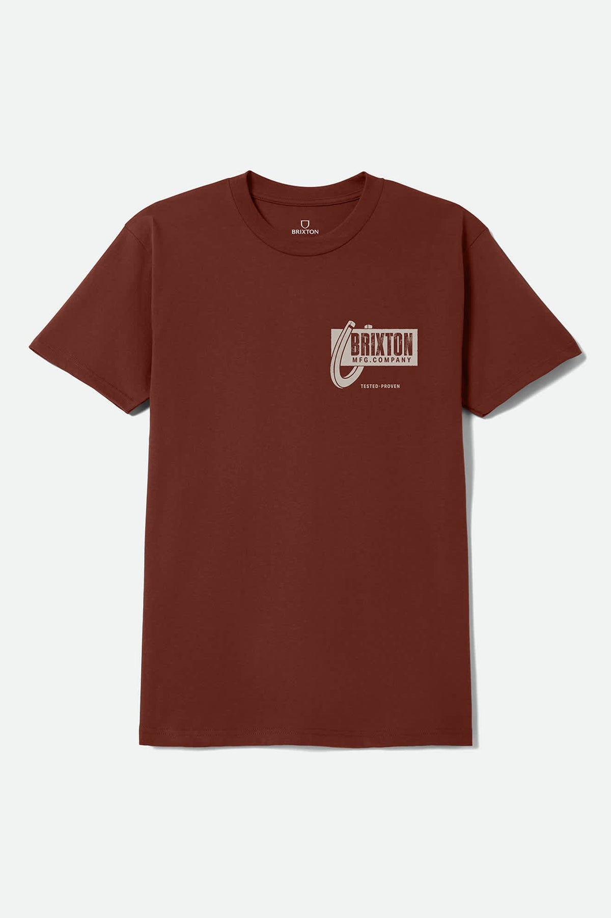 Brixton - Larkspur Standard Tee - Dark Brick