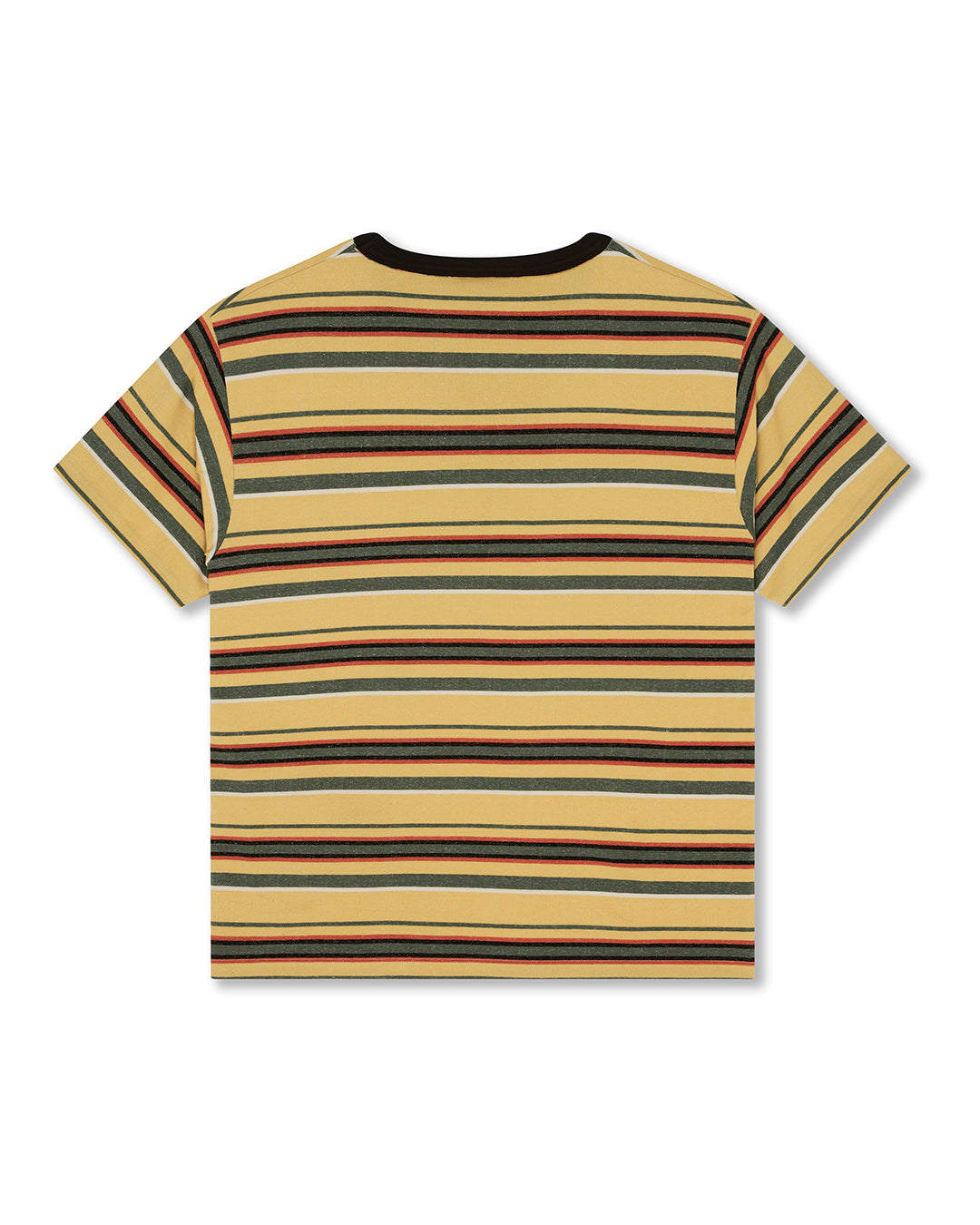 Deus - Forecourt Stripe Tee - Yellow