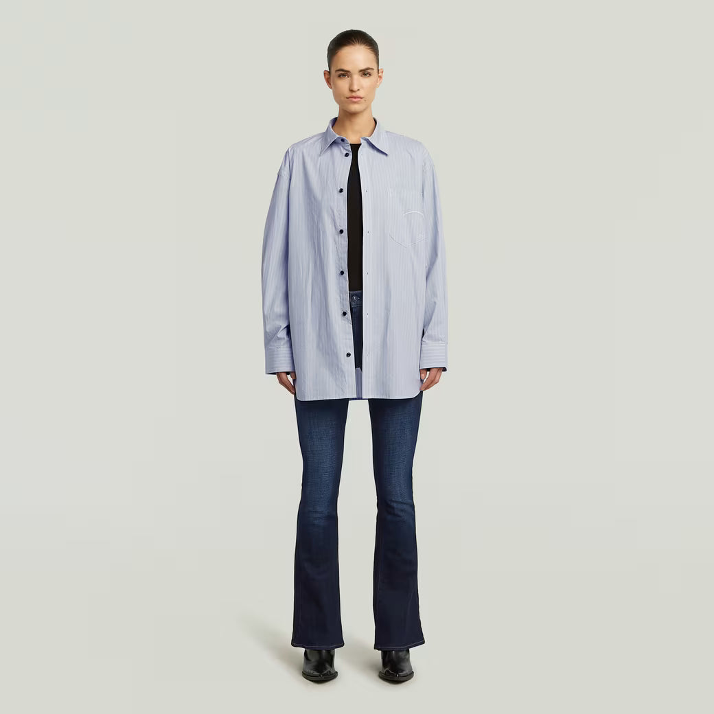 G-Star Raw - 3301 Flare Jean - Worn In New Moon