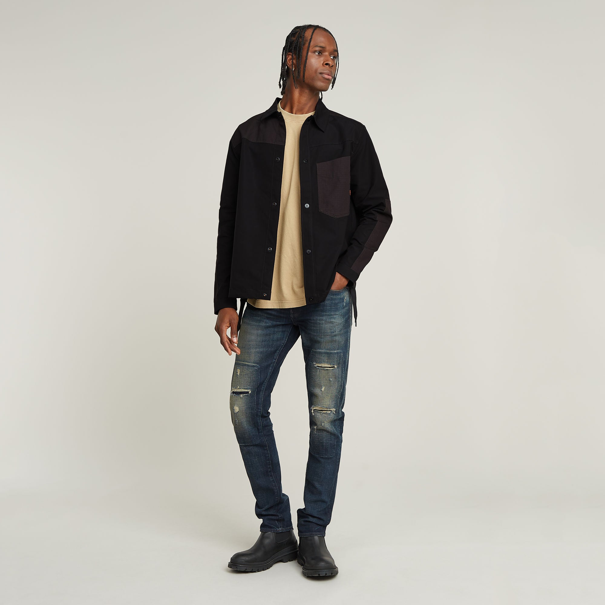 G-Star Raw - 3301 Slim Jean - Antique Foundry Repaired