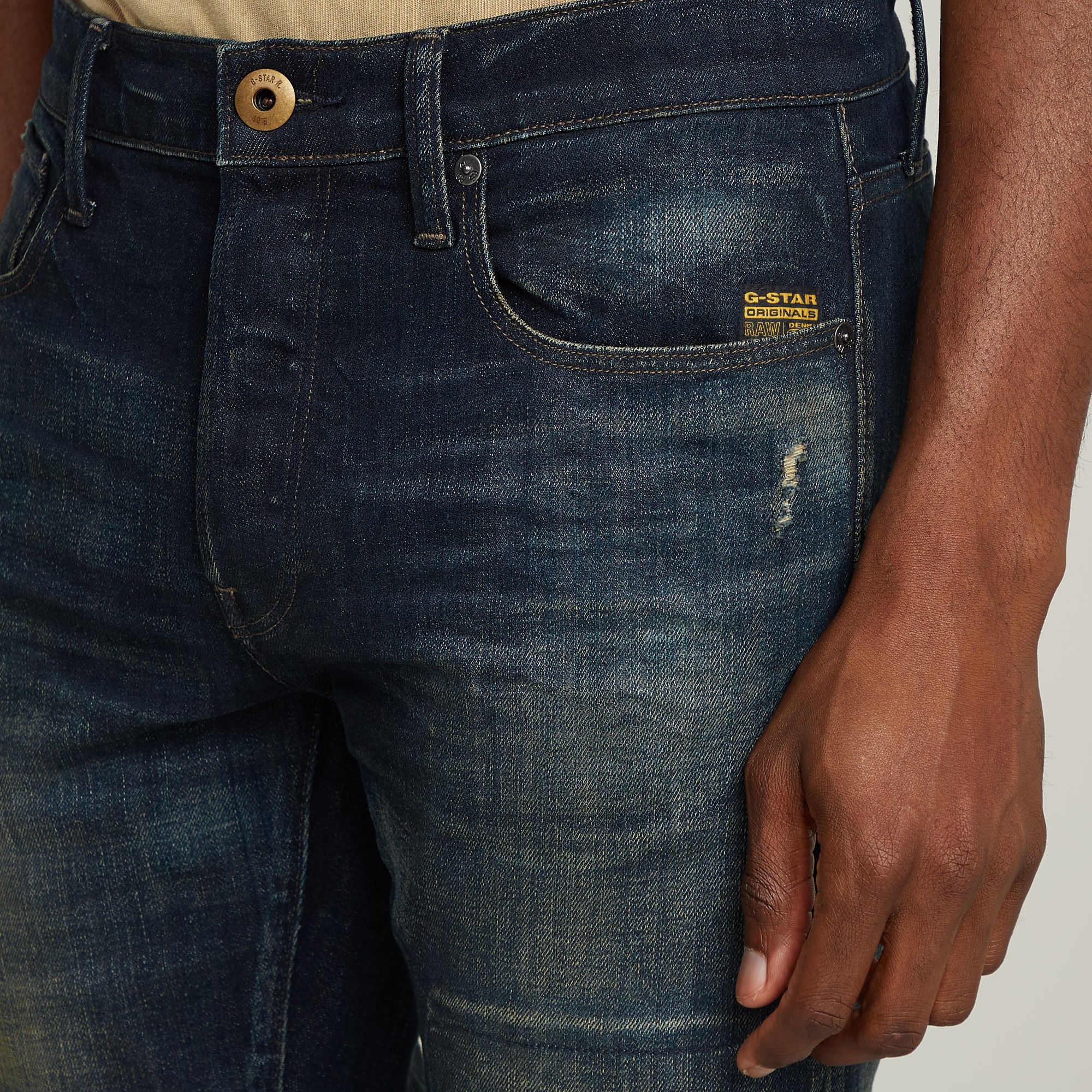 G-Star Raw - 3301 Slim Jean - Antique Foundry Repaired