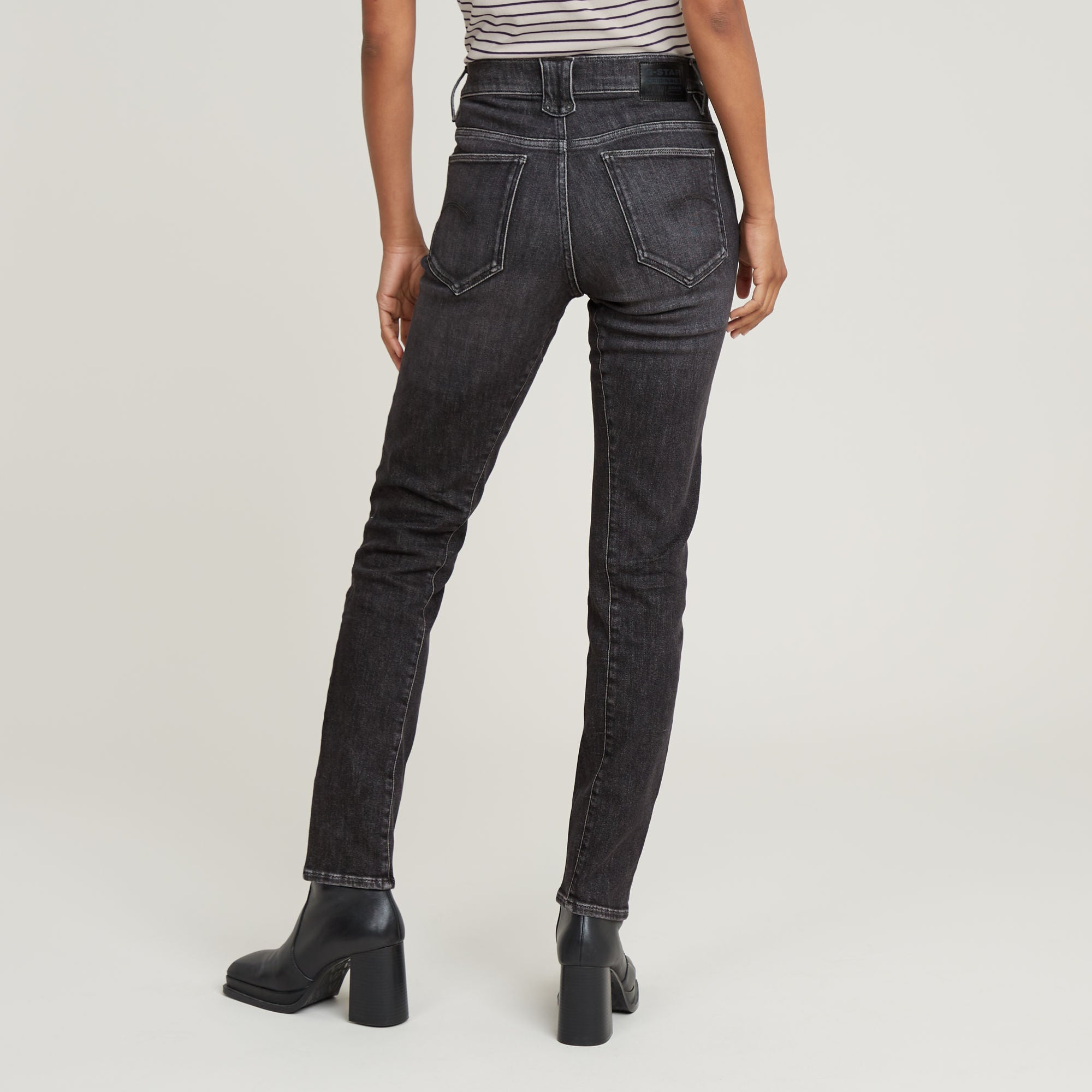 G-Star Raw - Ace 2.0 Biker Slim Straight Jean - Worn In Fossil