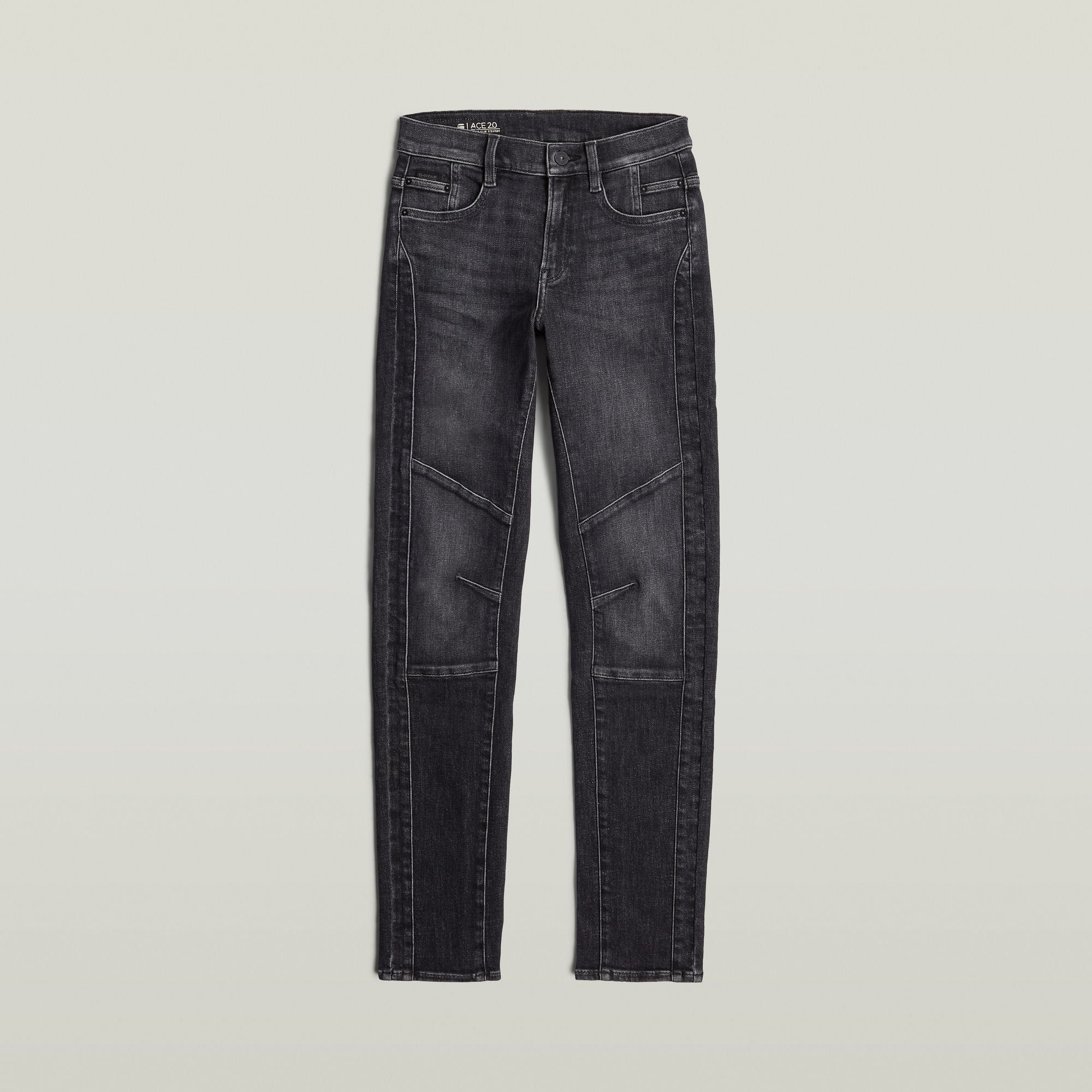 G-Star Raw - Ace 2.0 Biker Slim Straight Jean - Worn In Fossil