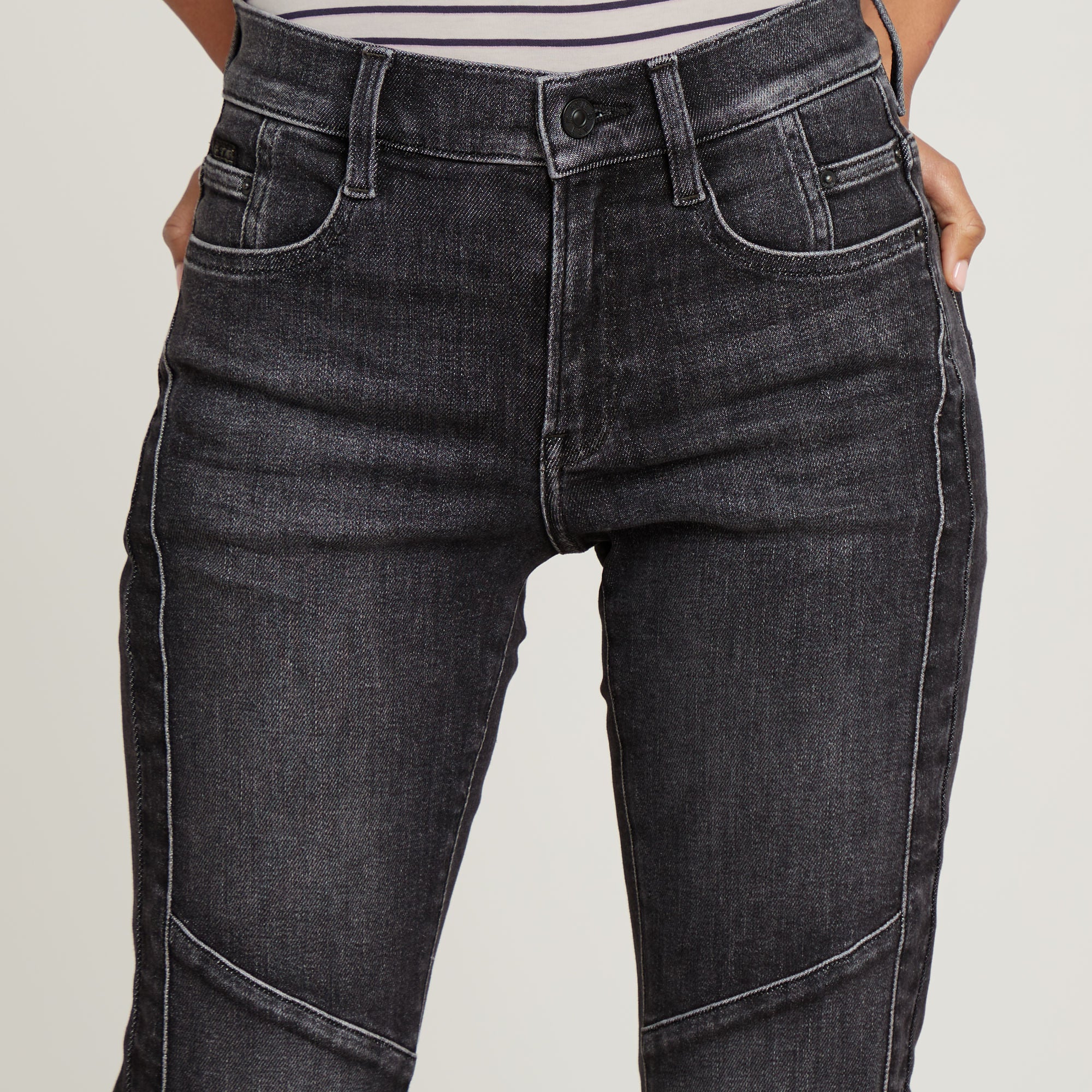 G-Star Raw - Ace 2.0 Biker Slim Straight Jean - Worn In Fossil