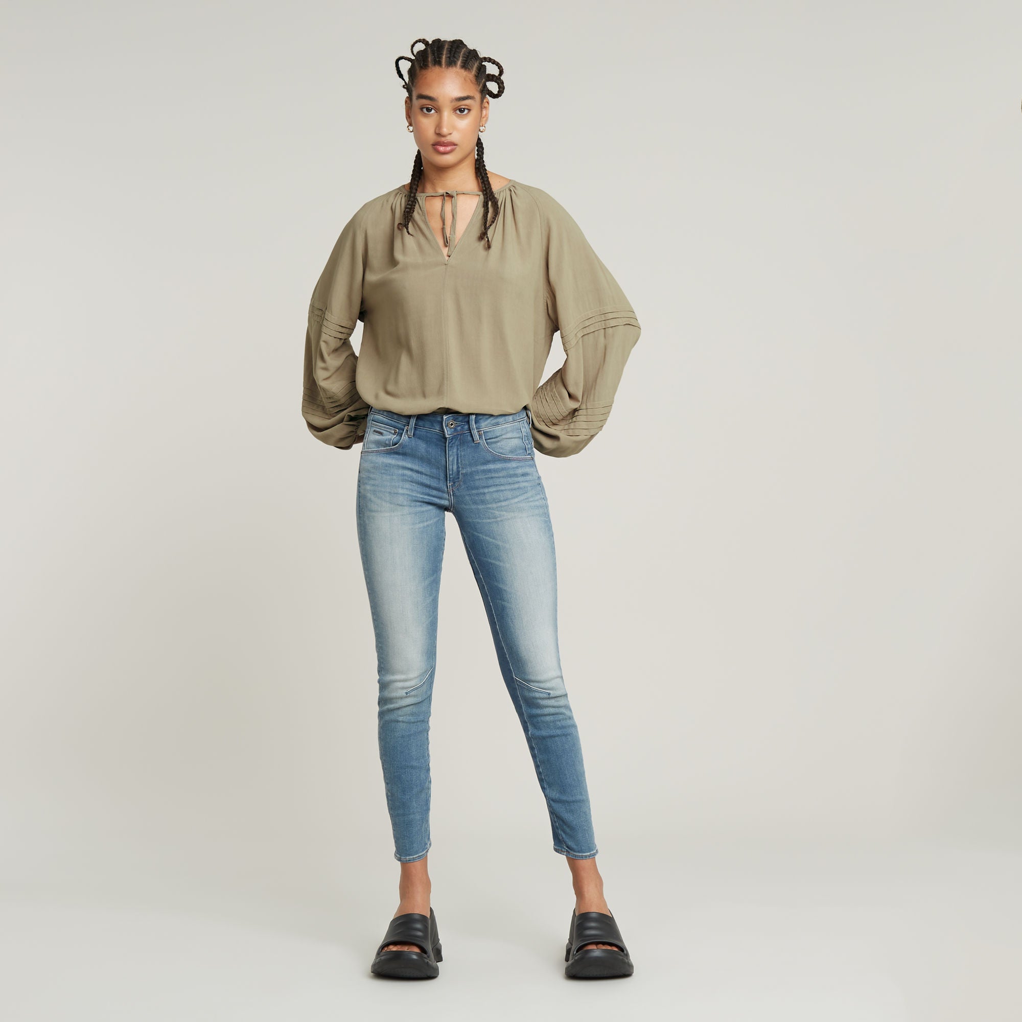 G-Star Raw - Arc 3D Mid Skinny Jean - Medium Aged